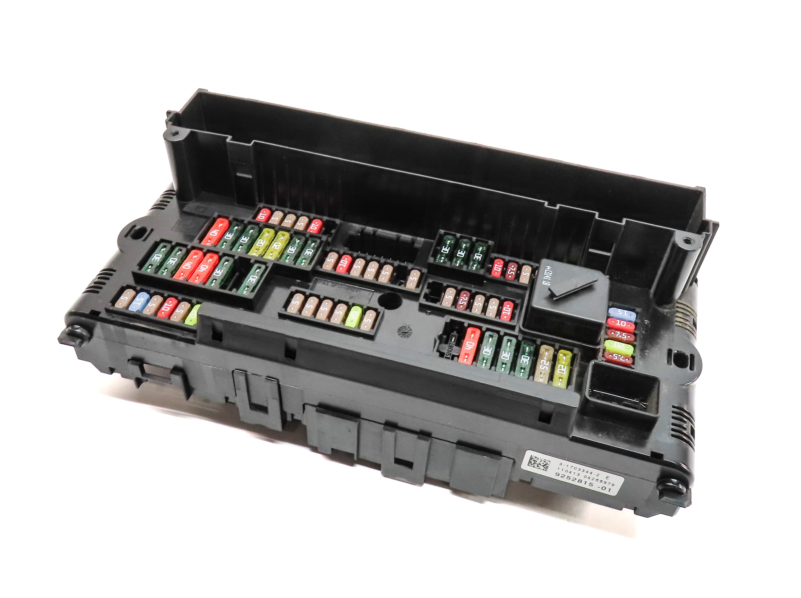 14 BMW 640I CONVERTIBLE (F12) 3.0L (N55) FRONT POWER DISTRIBUTION FUSE RELAY BOX — exact item pictured