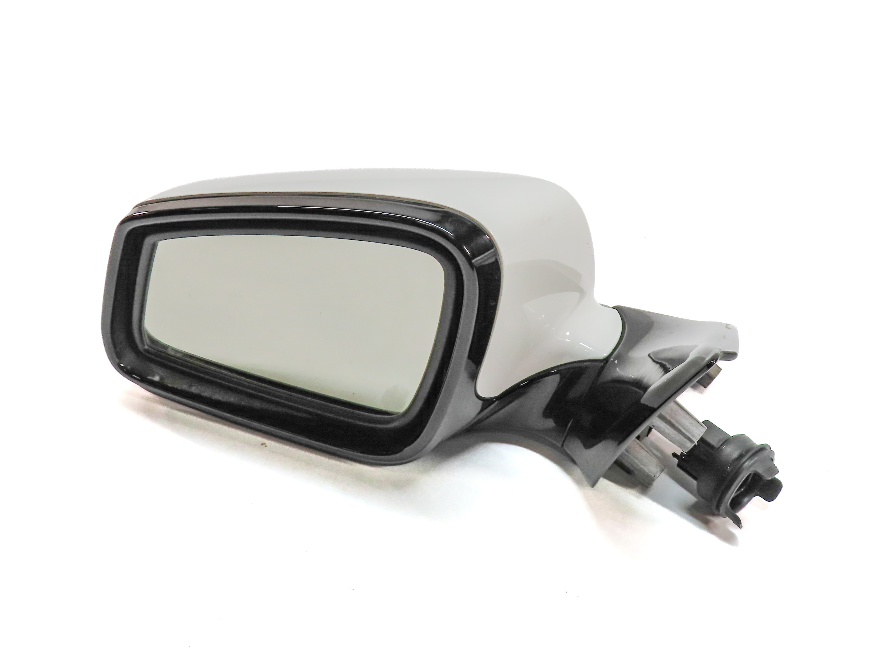 12-15 BMW 640i 650i F06 F12 F13 LEFT PFOLD HEAT AUTODIM DOOR MIRROR (White) — exact item pictured