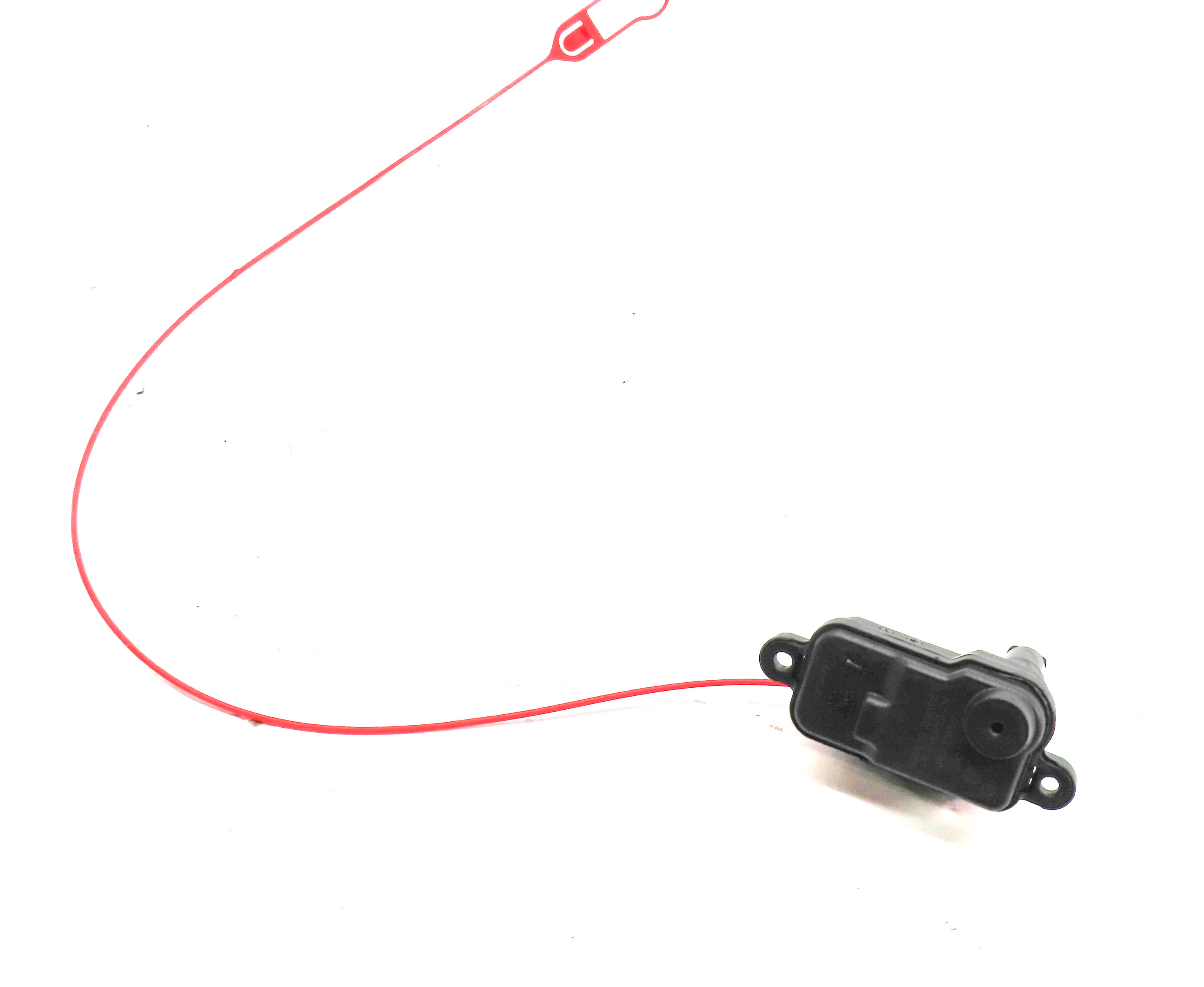 2013 AUDI A6 (C7 4G) REAR FUEL GAS TANK FILL DOOR OPENER ACTUATOR w/ CABLE — exact item pictured