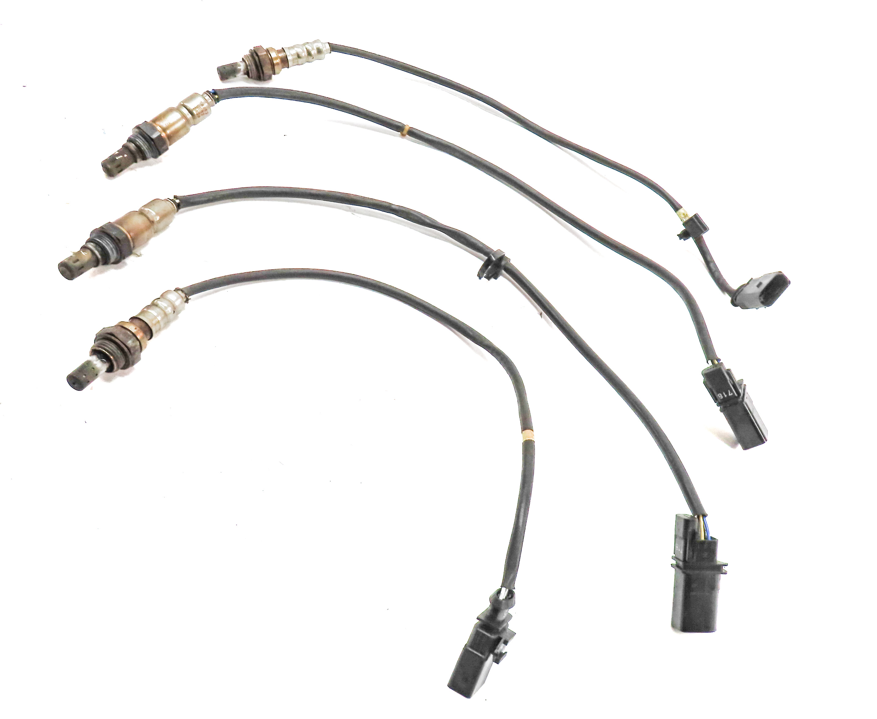 13 AUDI A6 (C7 4G) 3.0L SUPER (CTUA) ENGINE OXYGEN O2 LAMBDA PROBE SENSOR SET/4 — exact item pictured