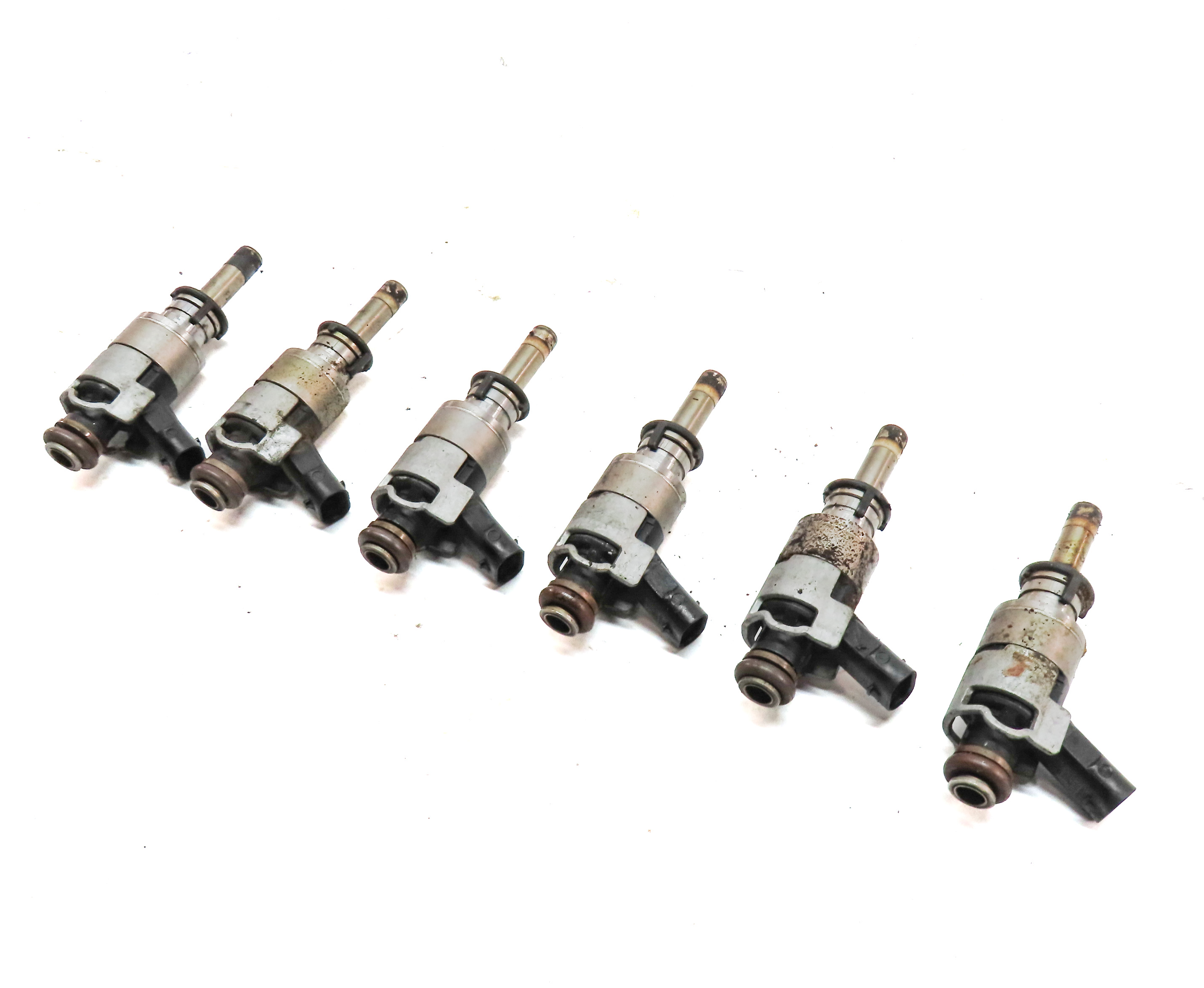2011-2015 AUDI A6 A7 A8 Q5 Q7 S4 S5 (C7 D4 4L B8 8R 8T) 3.0L FUEL INJECTOR SET 6 — exact item pictured