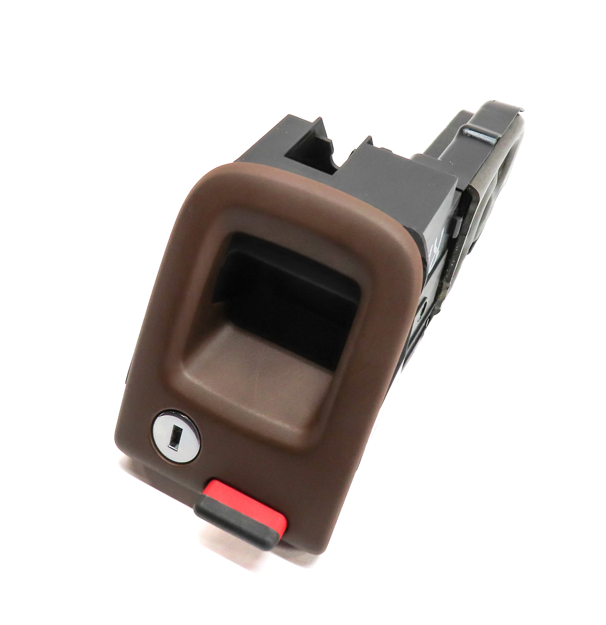 2013 AUDI A6 (C7 4G) REAR RIGHT FOLDING SEAT LOCK LATCH RELEASE HANDLE (BROWN) — exact item pictured