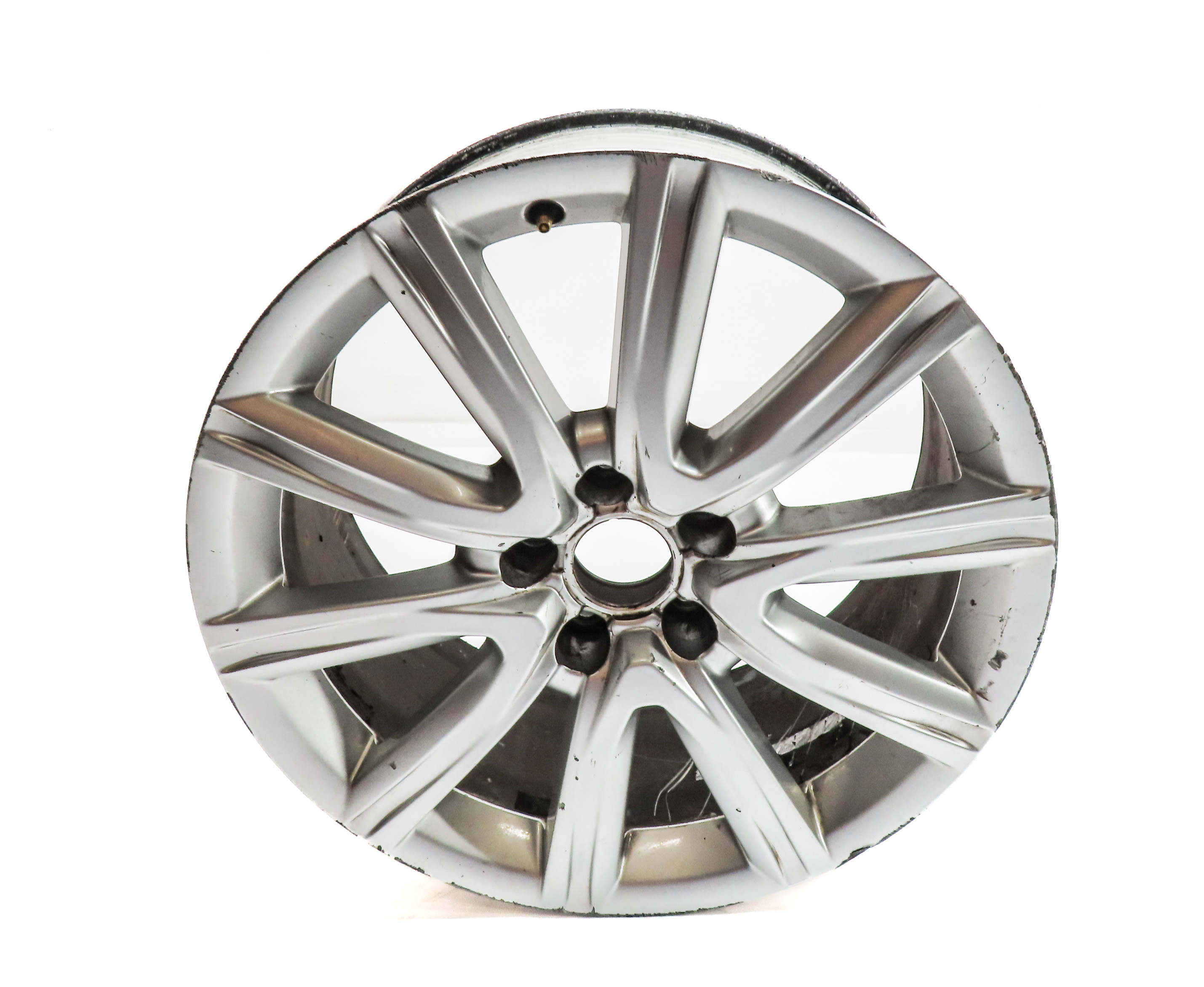 2012-2018 AUDI A6 (C7) 18x8 10-SPOKE ALUMINUM ALLOY WHEEL RIM (SILVER) — exact item pictured