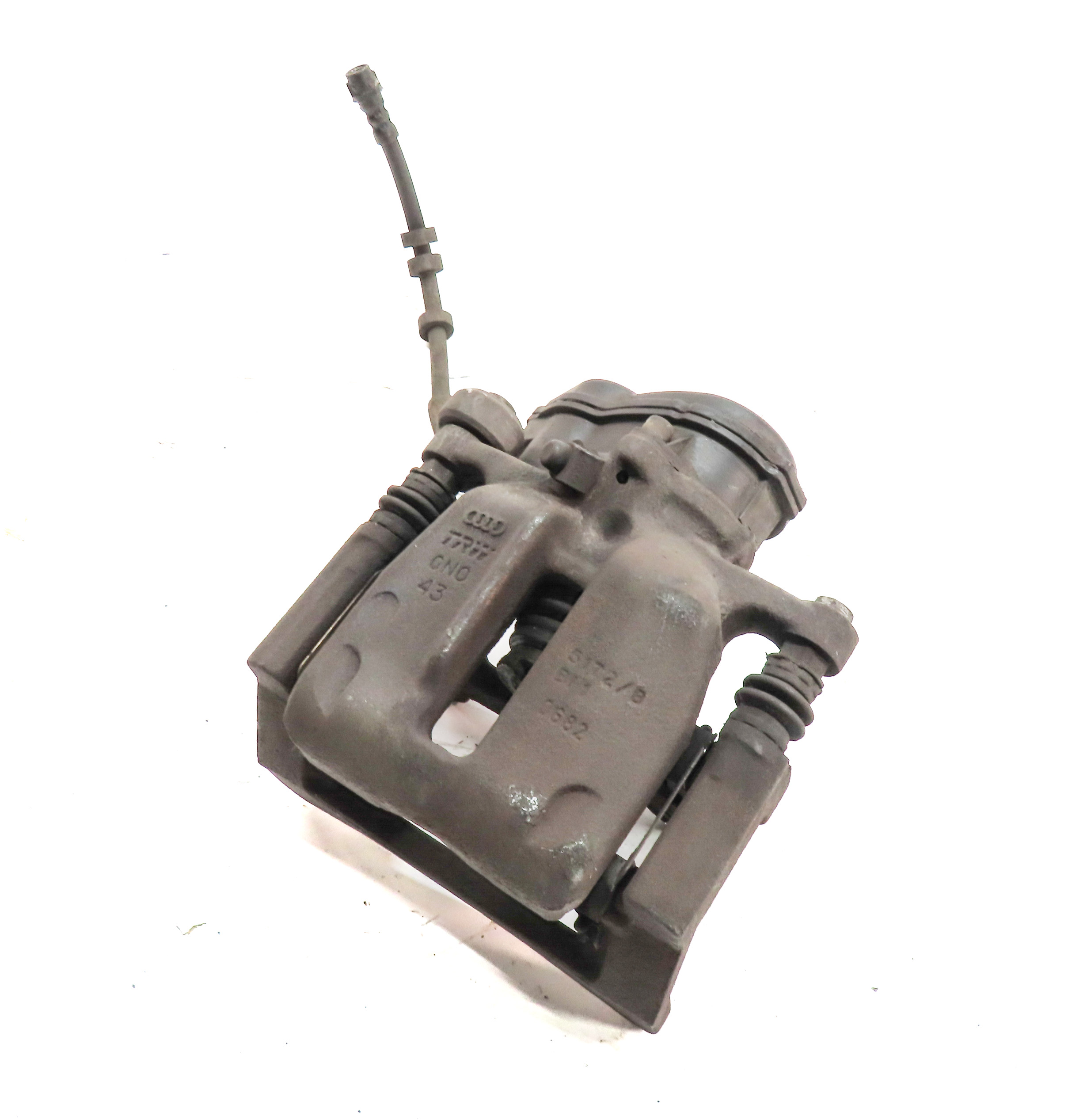 2012-2017 AUDI A6 A7 (C7) REAR RIGHT PASSENGER DISC BRAKE CALIPER (330mm ROTOR) — exact item pictured
