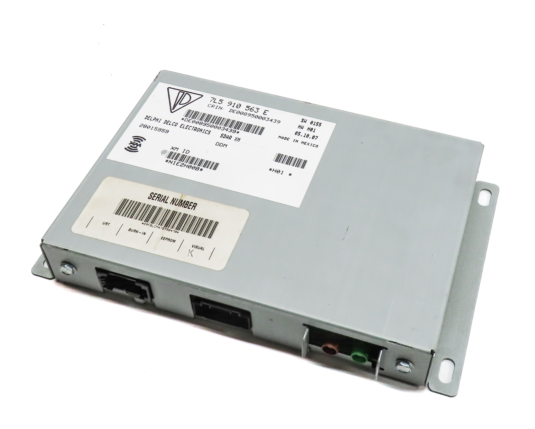 2005-2010 PORSCHE CAYENNE (955 957) XM SATELLITE RADIO RECEIVER CONTROL MODULE — exact item pictured