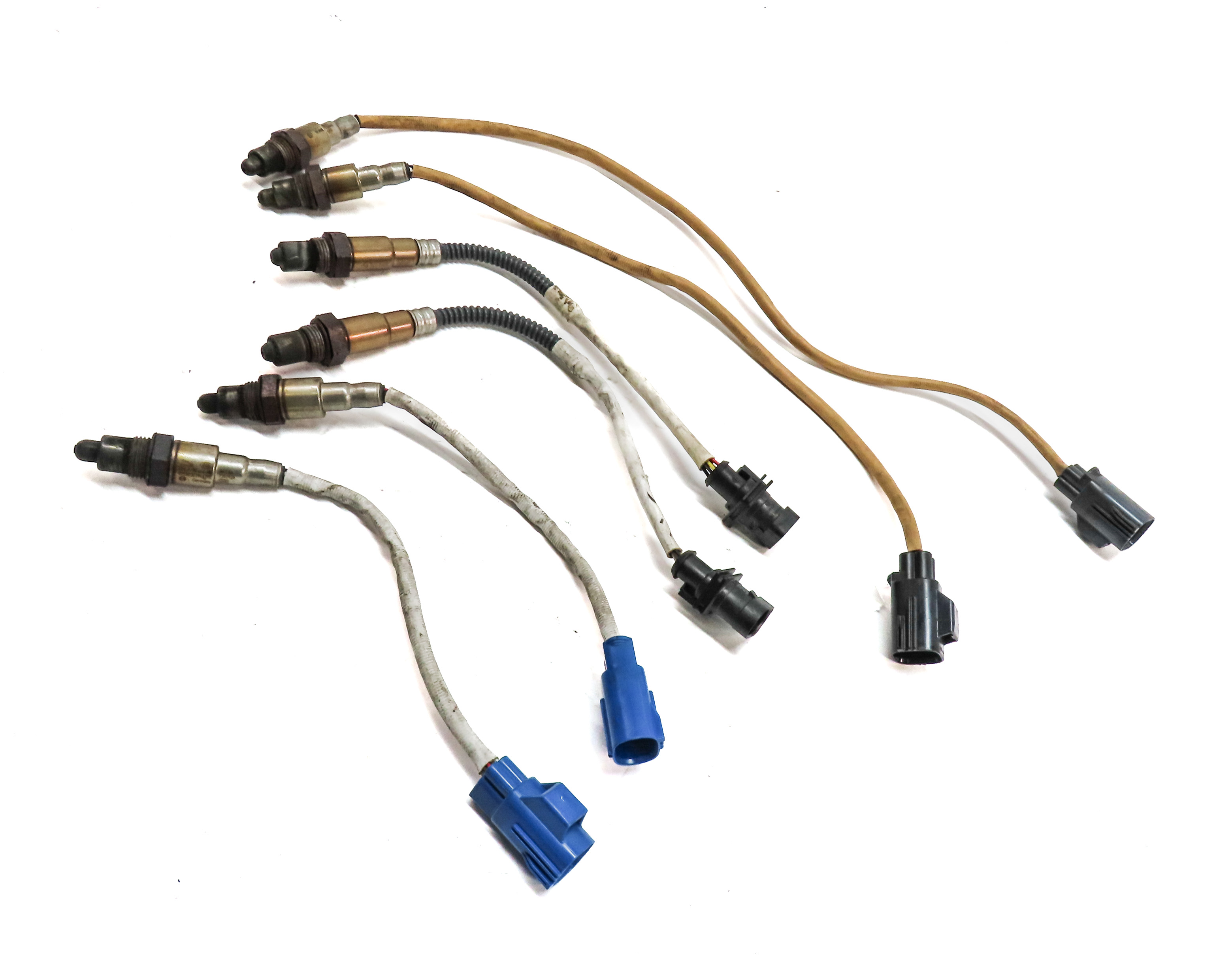 2017 LAND ROVER DISCOVERY (L462) 3.0L SUPER ENGINE OXYGEN O2 WIRE SENSOR SET/6 — exact item pictured
