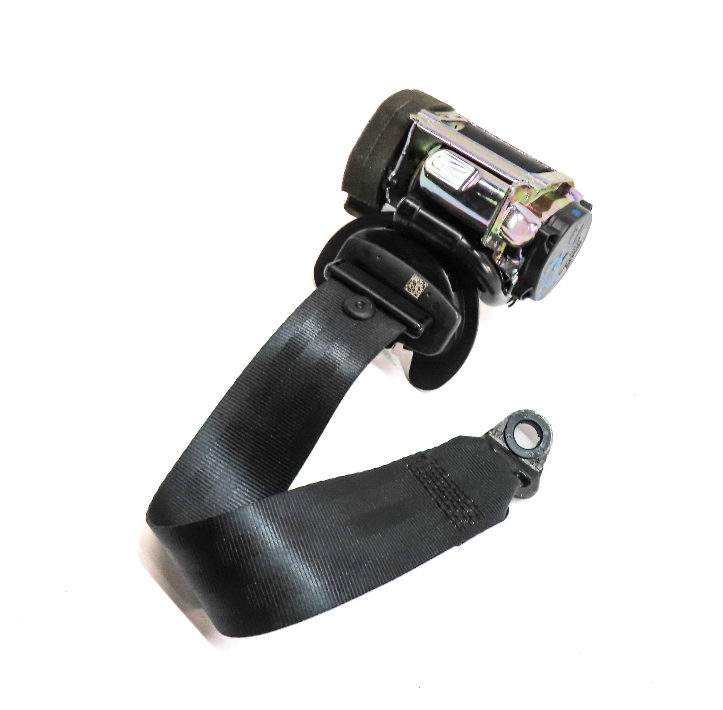 17 LAND ROVER DISCOVERY L462 REAR 2ND ROW RIGHT SEAT SEATBELT RETRACTOR (Black) — exact item pictured