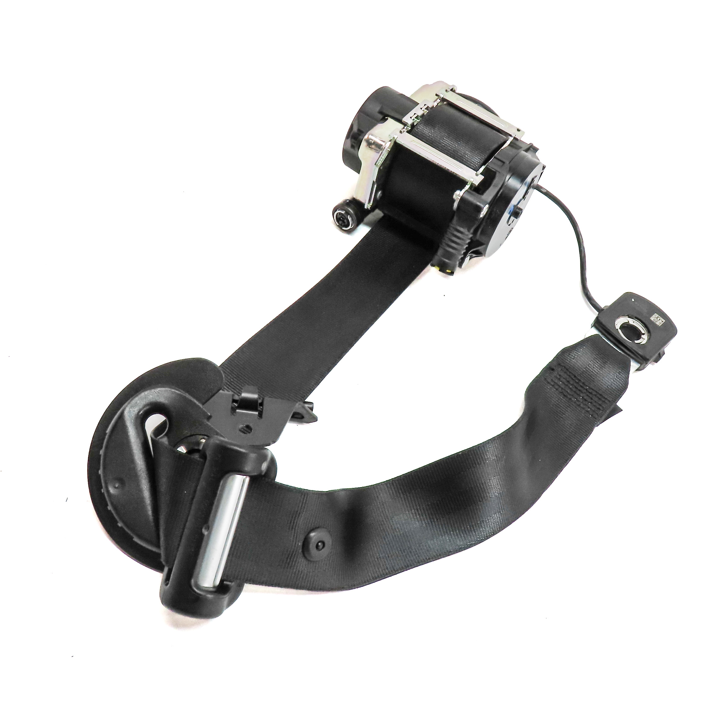17-19 LAND ROVER DISCOVERY L462 FRONT RIGHT PASSENGER SEATBELT RETRACTOR (Black) — exact item pictured