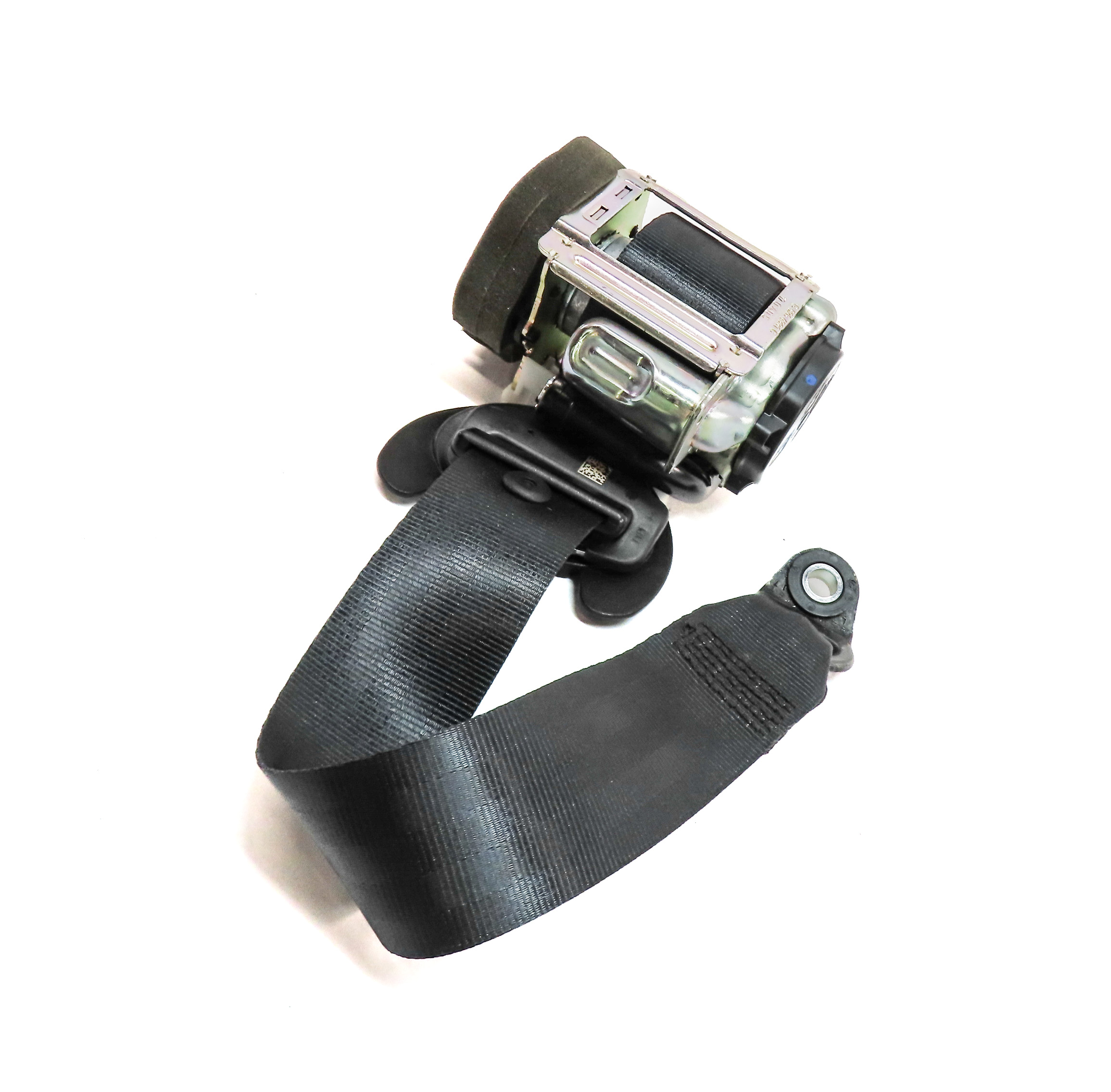 17 LAND ROVER DISCOVERY (L462) REAR 2ND ROW LEFT SEAT SEATBELT RETRACTOR (Black) — exact item pictured