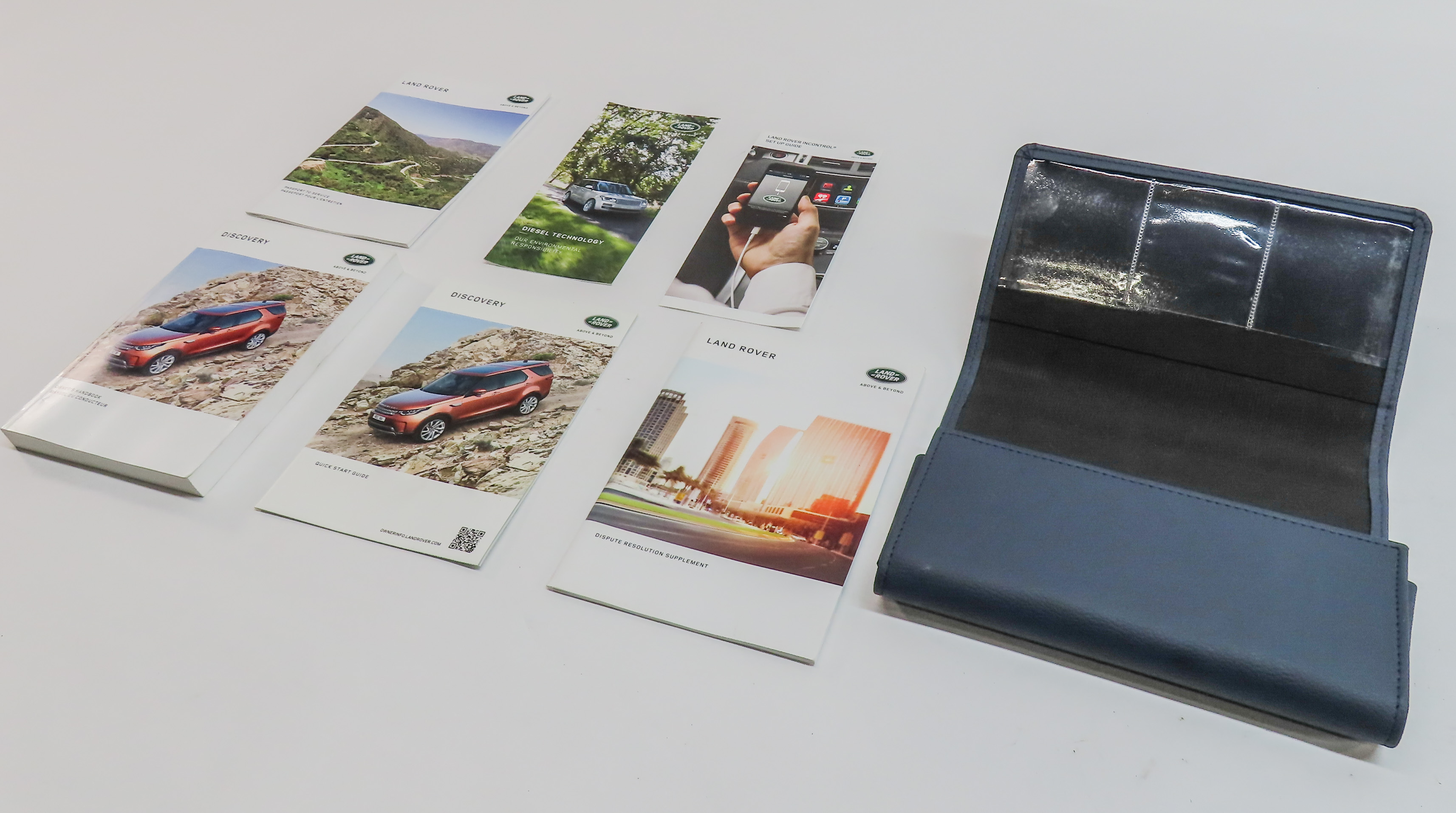 2017 LAND ROVER DISCOVERY (L462) 3.0L SUPER ENGINE OWNER'S MANUAL BOOKLET SET/7 — exact item pictured