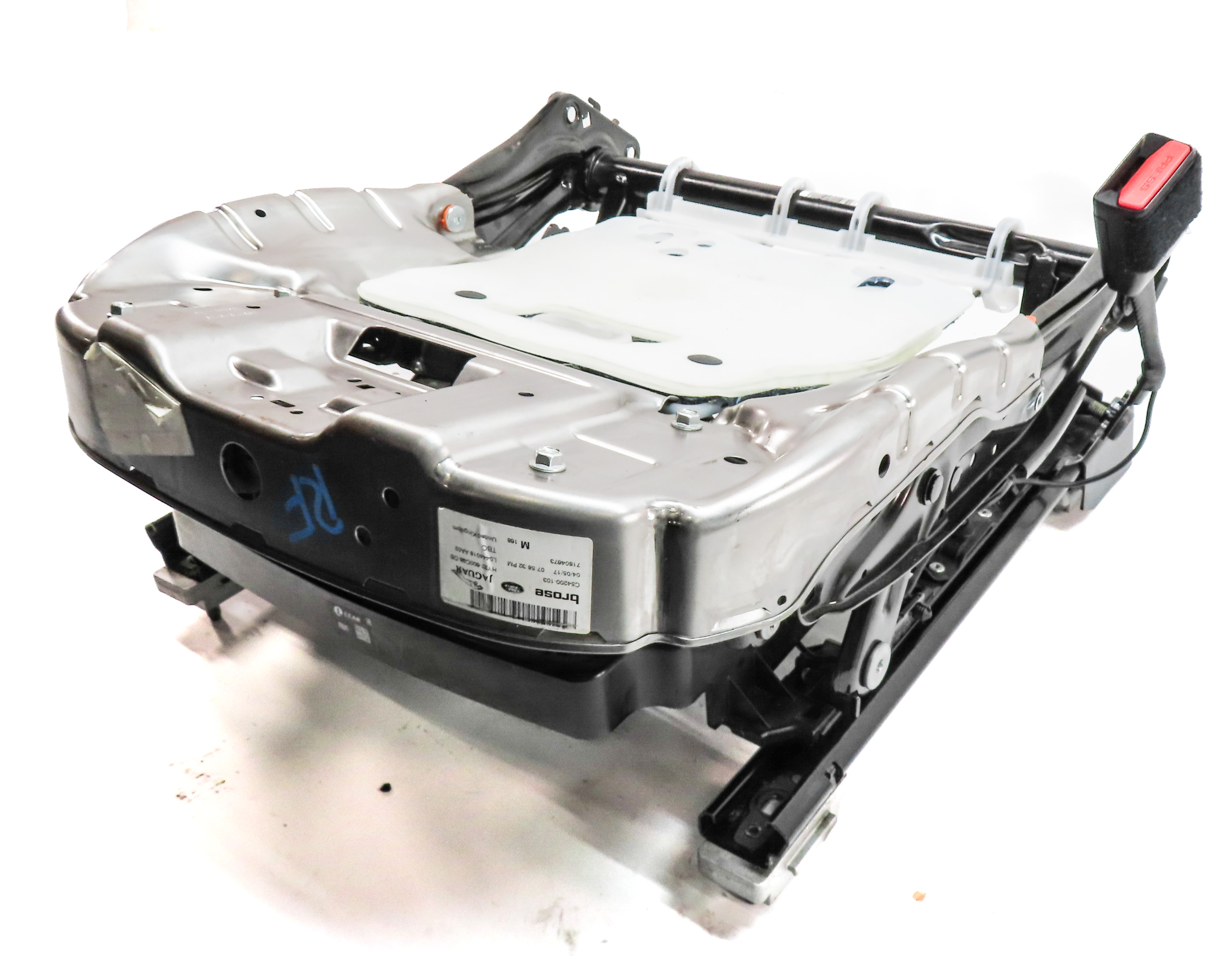 2017-2020 LAND ROVER DISCOVERY (L462) FRONT RIGHT PASSENGER SEAT TRACK w/MOTORS — exact item pictured