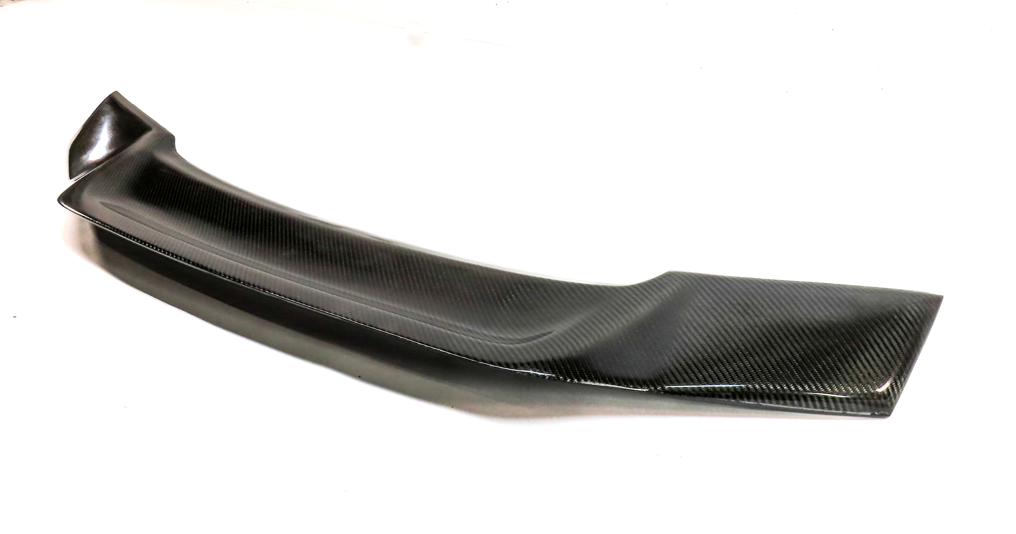 2015 AUDI A3 (8V) AFTERMARKET REAR TRUNK LID CARBON FIBER SPOILER WING TRIM — exact item pictured