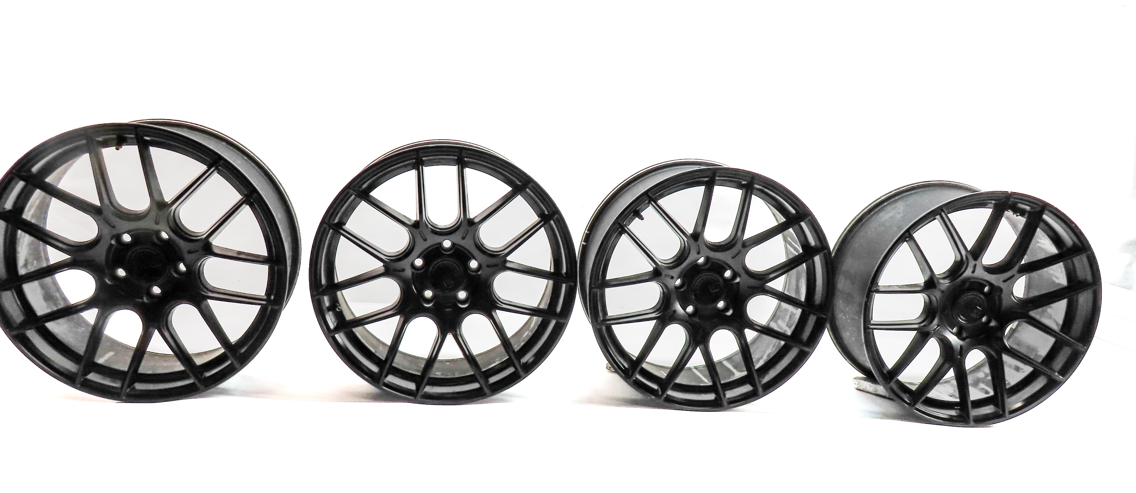 2015 AUDI A3 (8V) AFTERMARKET AODHAN AH-X 18X8.5 INCH FRONT/REAR WHEEL RIM SET/4 — exact item pictured