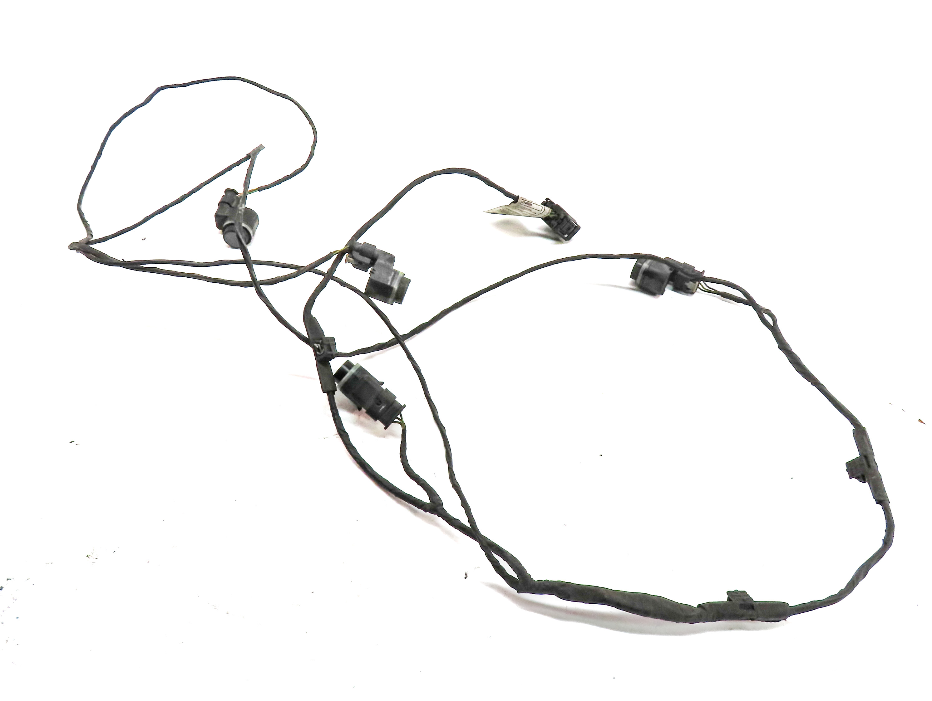 2012 BMW X5 (E70) REAR PARK ASSIST PDC DISTANCE CONTROL WIRE SENSOR SET/4 (Grey) — exact item pictured