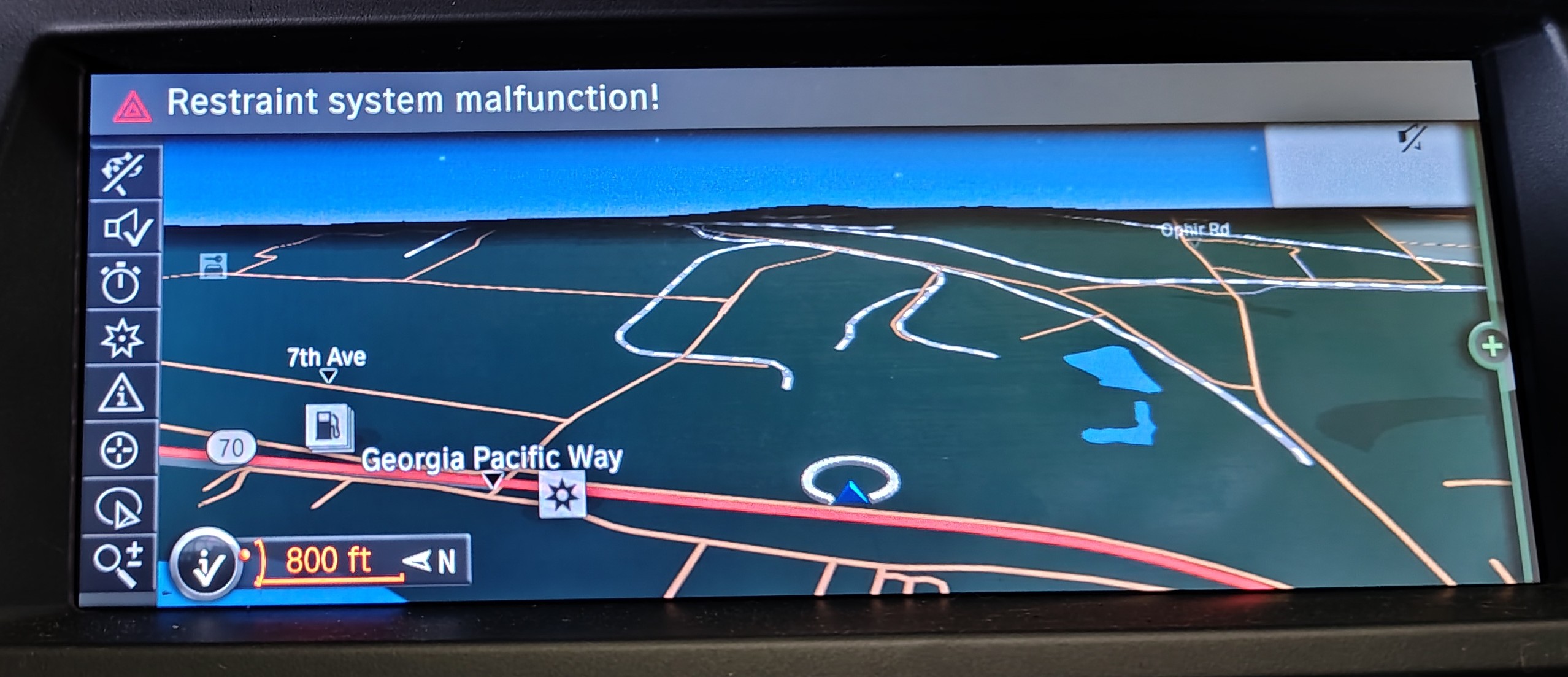 2010-2014 BMW X5 X5M X6 X6M (E70 E71) FRONT GPS NAVIGATION MEDIA DISPLAY SCREEN — exact item pictured