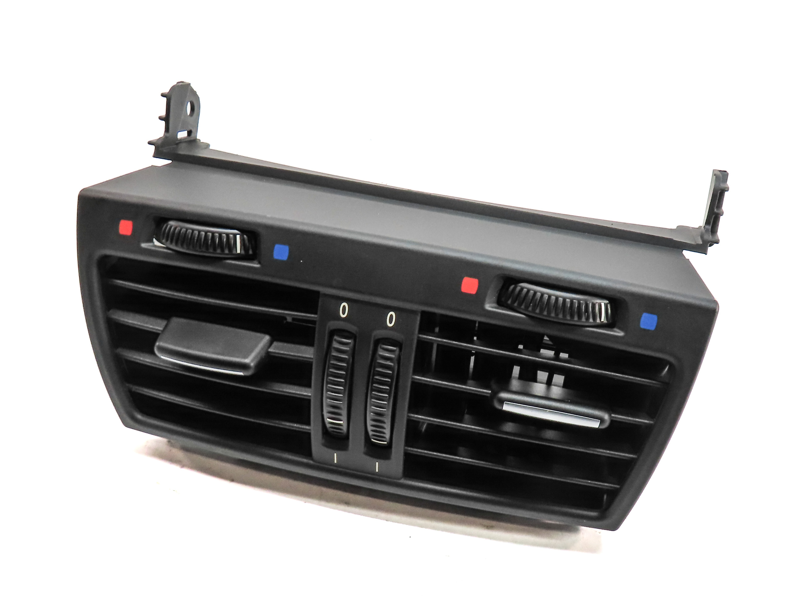 2012 BMW X5 (E70) REAR CENTER CONSOLE HEAT AIR AC HVAC DUAL VENT (Black) — exact item pictured
