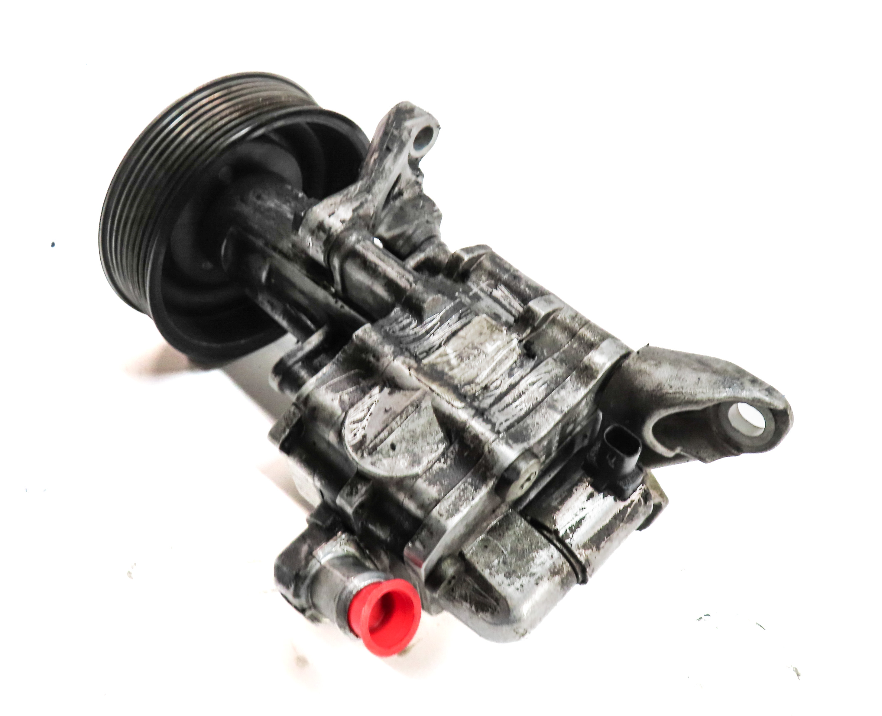 11-14 BMW X5 X6 (E70 E71) 3.0L N55 TURBO ENGINE POWER STEERING PUMP w/ PULLEY — exact item pictured