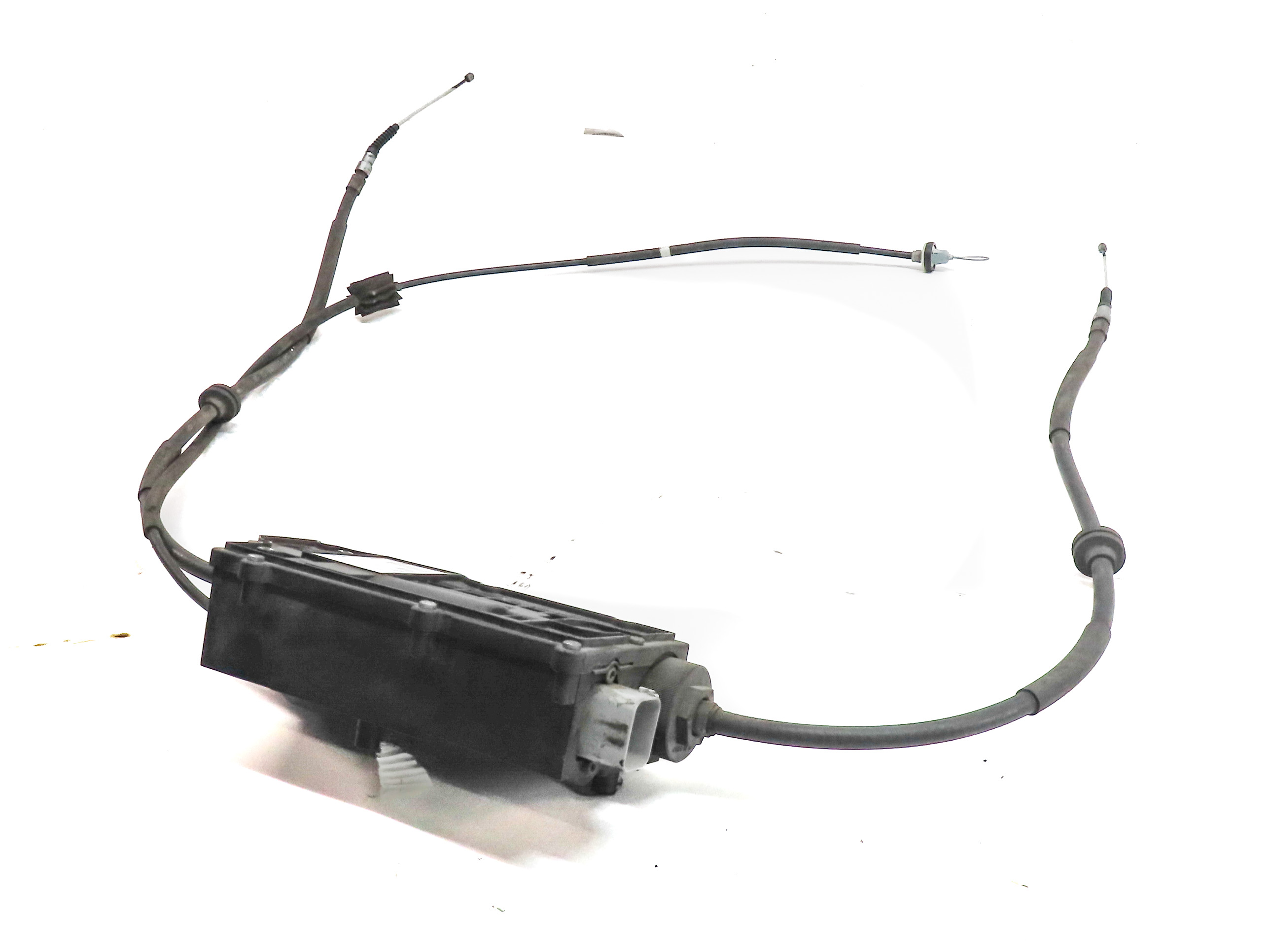 2012 BMW X5 (E70) EMERGENCY ELECTRONIC PARK PARKING BRAKE ACTUATOR w/ CABLES — exact item pictured