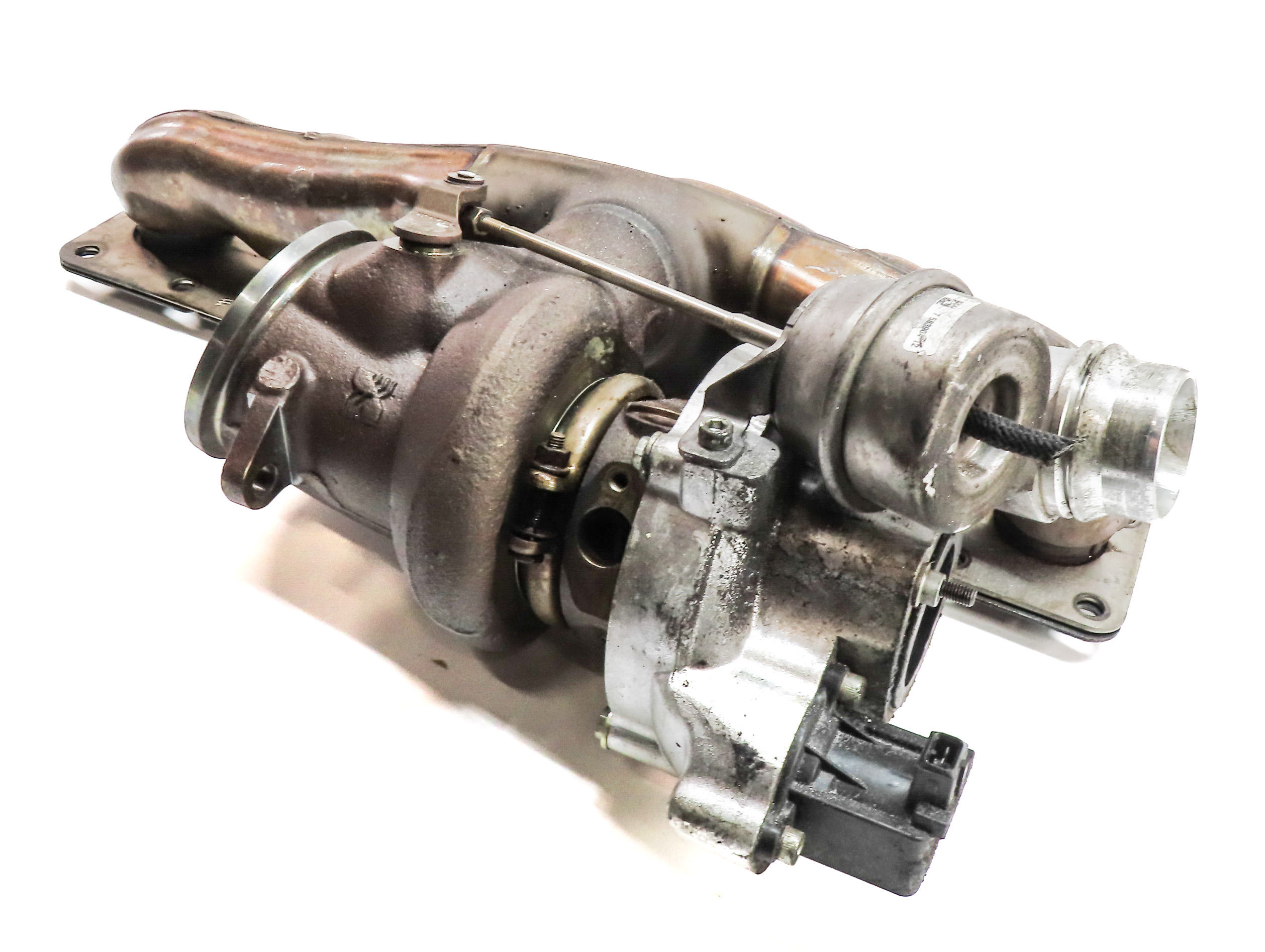 2011-2014 BMW X5 X6 (E70 E71) 3.0L N55 TURBO ENGINE TURBOCHARGER w/ MANIFOLD — exact item pictured