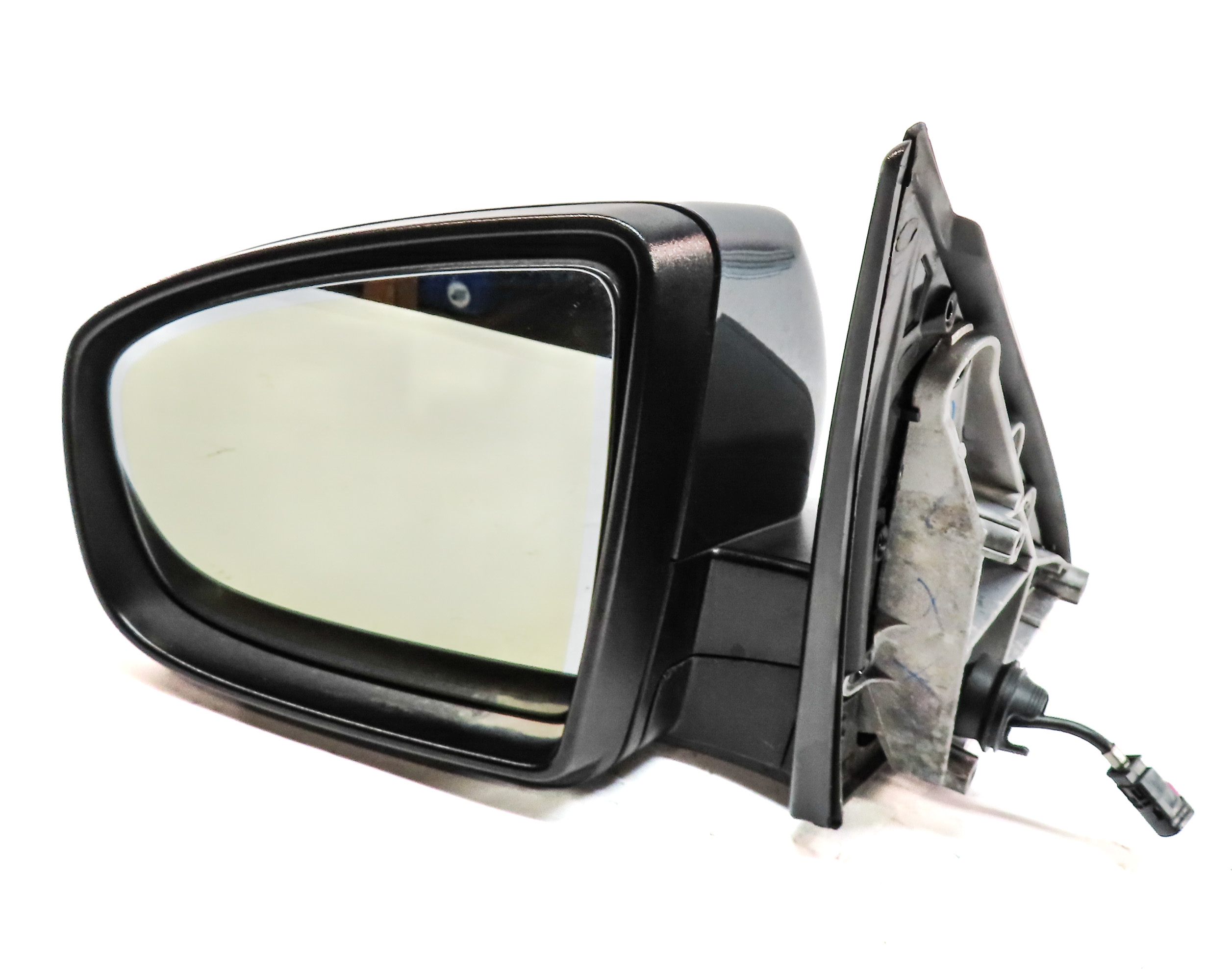 2010-2013 BMW X5 (E70) LEFT P-FOLD MEM AUTODIM CAMERA HEATED DOOR MIRROR (Grey) — exact item pictured