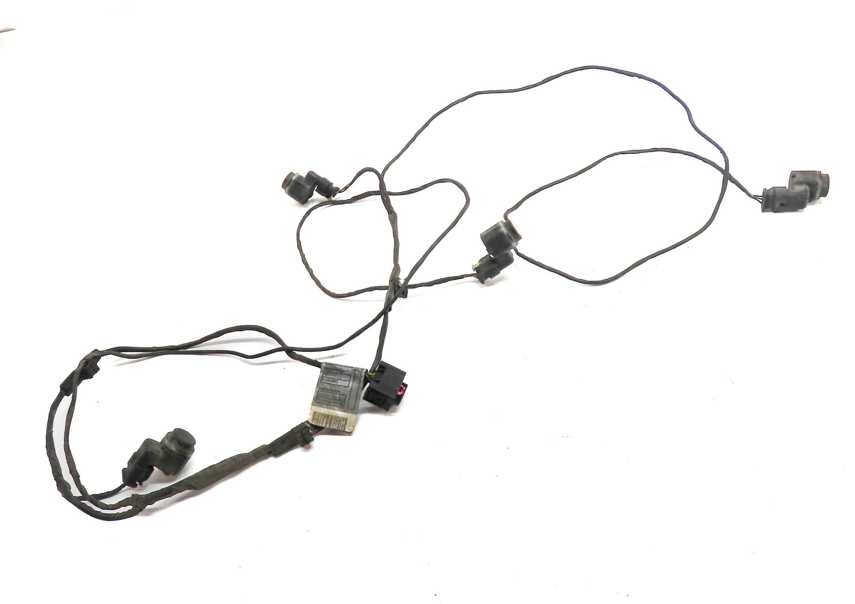 2011 BMW X5 (E70) REAR PARK ASSIST PDC DISTANCE CONTROL WIRE SENSOR SET/4 (Grey) — exact item pictured