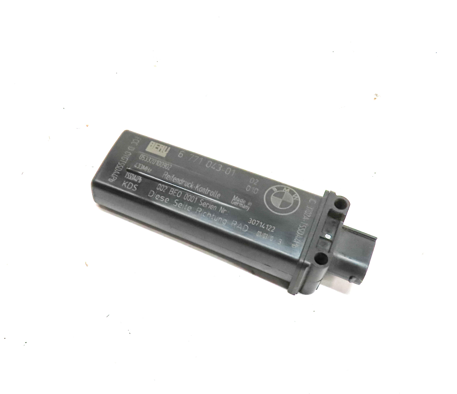 2011 BMW X5 (E70) TIRE PRESSURE MONITOR TPMS SENSOR MODULE ANTENNA — exact item pictured
