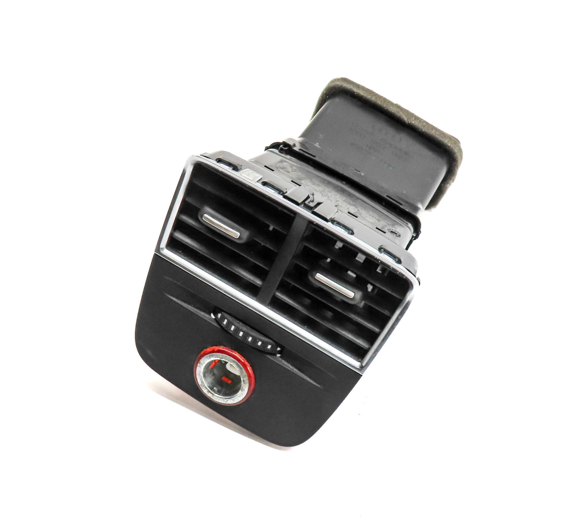 2015 AUDI S3 (8V) REAR CENTER CONSOLE HEAT AIR AC DUAL VENT w/12V POWER SOCKET — exact item pictured