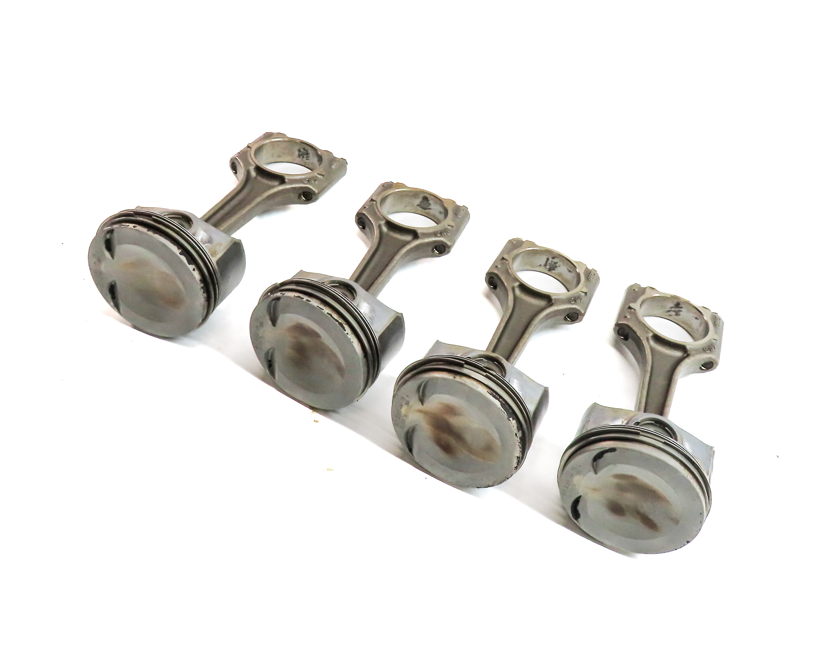 2015 AUDI S3 (8V) 2.0L (CYFB) ENGINE PISTON w/ CONNECTING ROD SET/4 — exact item pictured