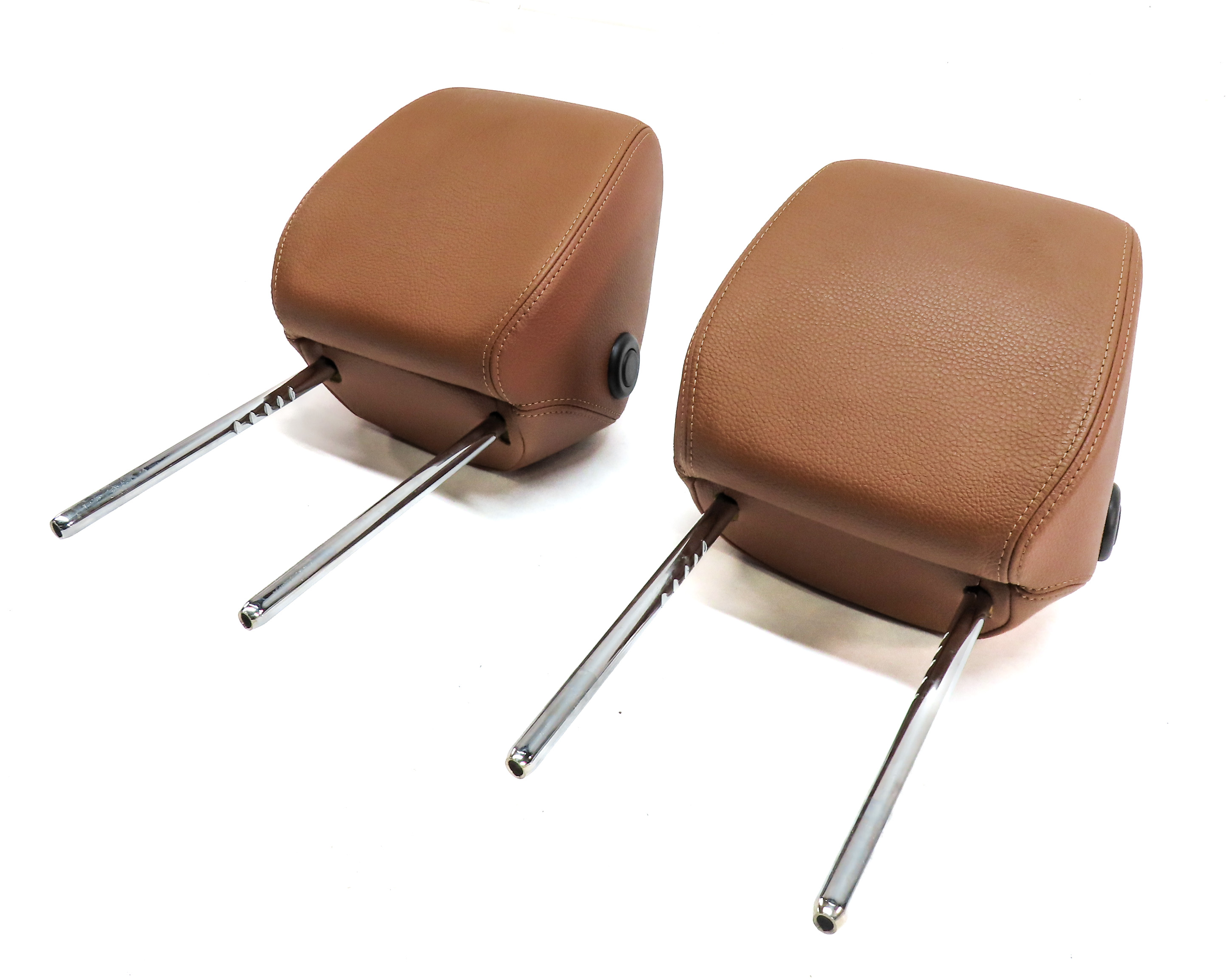 2014 BMW 328IGT (F34) FRONT LEFT DRIVER & RIGHT PASSENGER HEADREST SET/2 (Brown) — exact item pictured