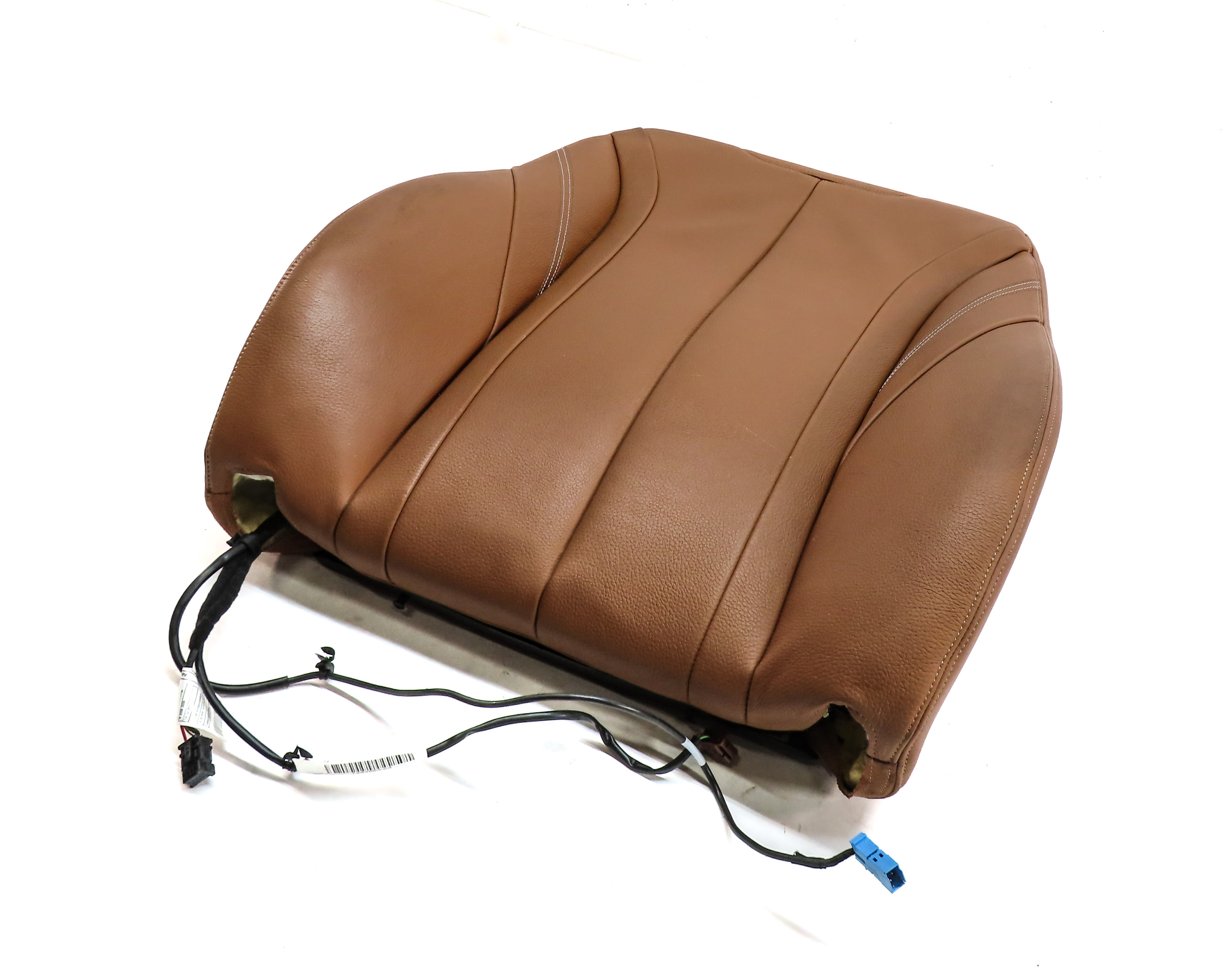 2014 BMW 328IGT (F34) RIGHT PASSENGER UPPER MEMORY HEATED SEAT CUSHION (Brown) — exact item pictured
