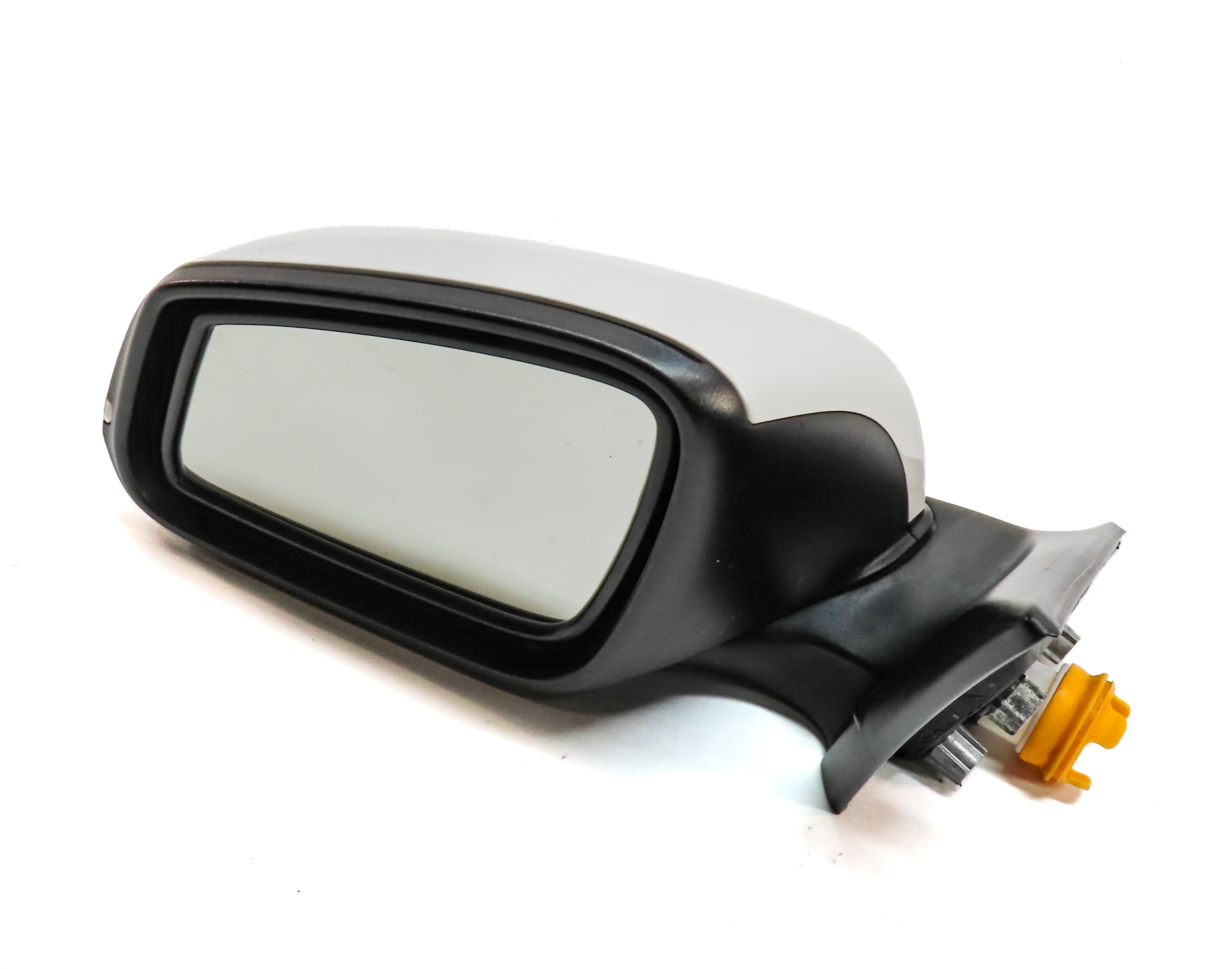 14-19 BMW 3 SERIES GT (F34) LEFT DRIVER PFOLD MEMORY HEAT DOOR MIRROR (White) — exact item pictured