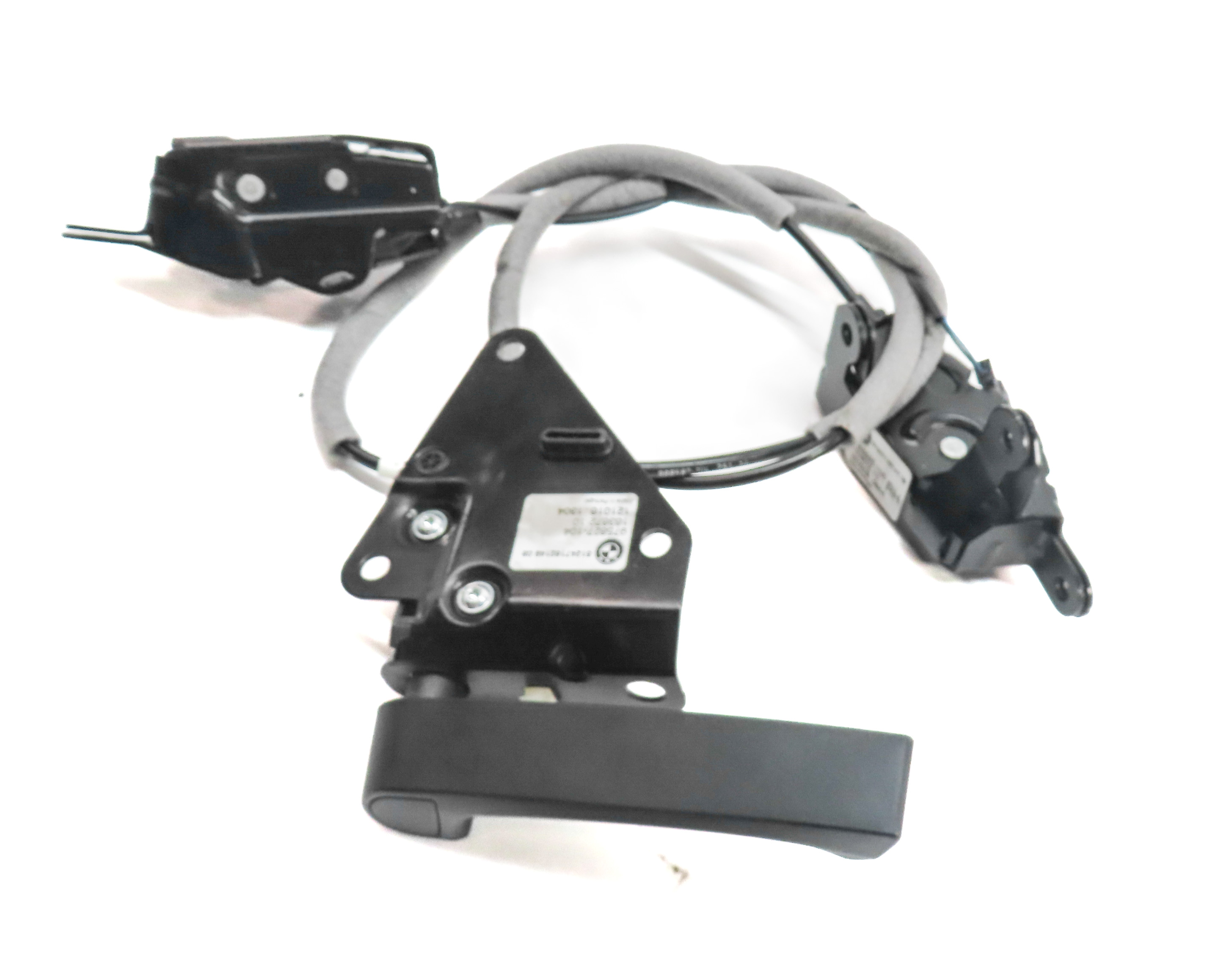 2013 BMW X5 (E70) REAR TRUNK HATCH LID RELEASE HANDLE LOCK LATCH SET/3 — exact item pictured