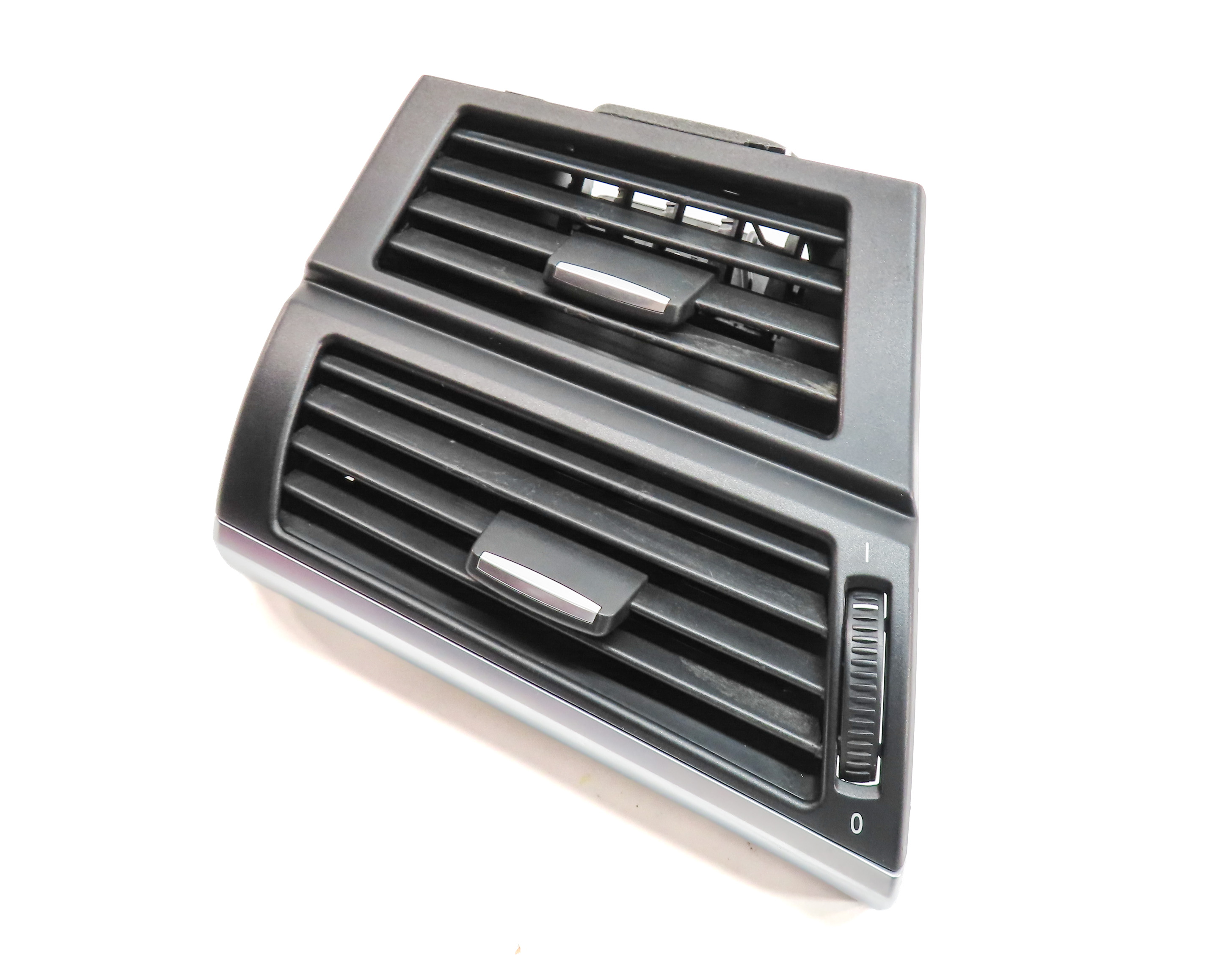 2013 BMW X5 (E70) FRONT LEFT DRIVER DASH HEAT AIR AC HVAC DUAL VENT (Black) — exact item pictured