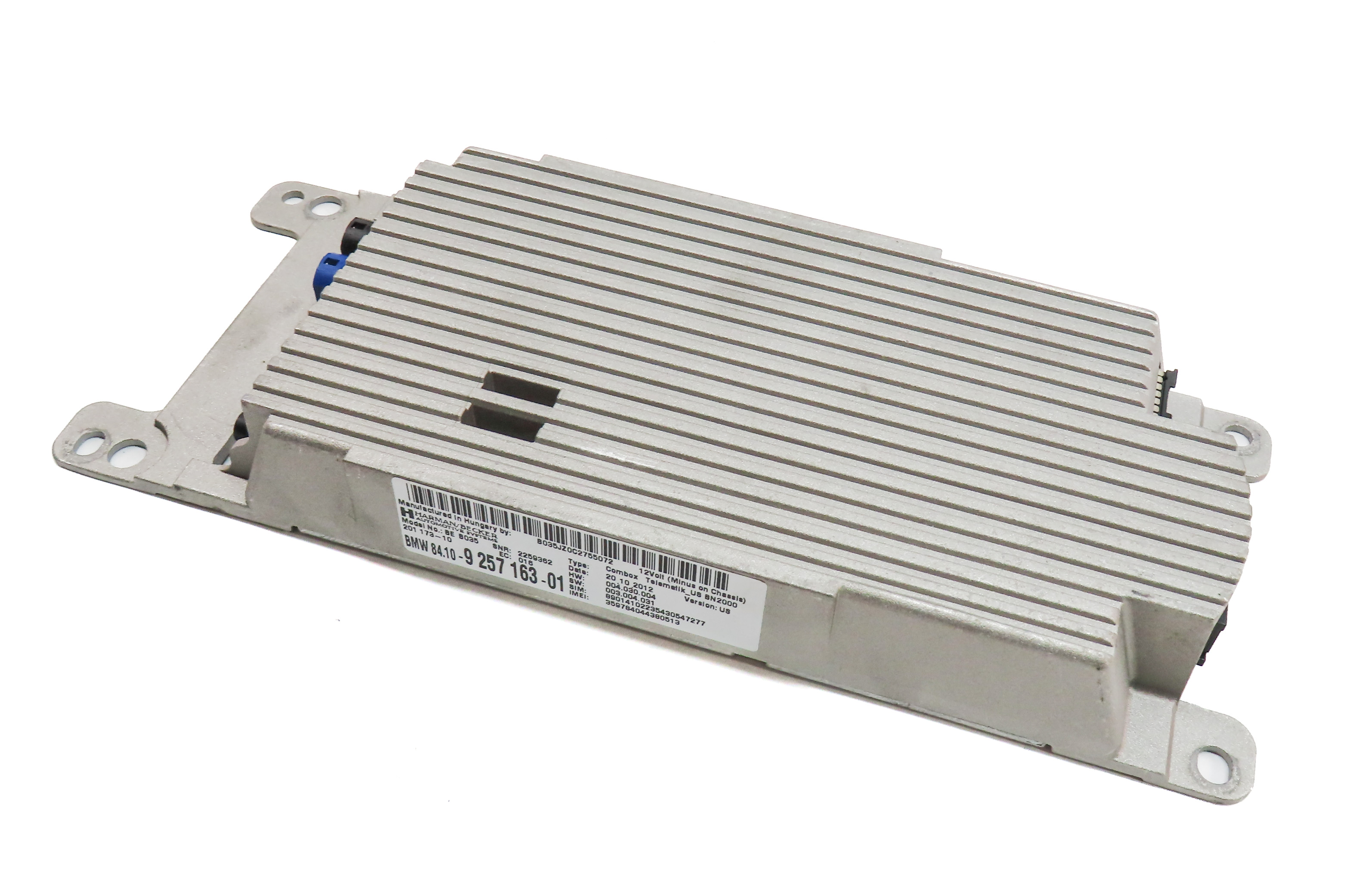 10-14 BMW 335i X5 X6 (E70 E71 E90) BLUETOOTH TELEMATICS COMBOX CONTROL MODULE — exact item pictured