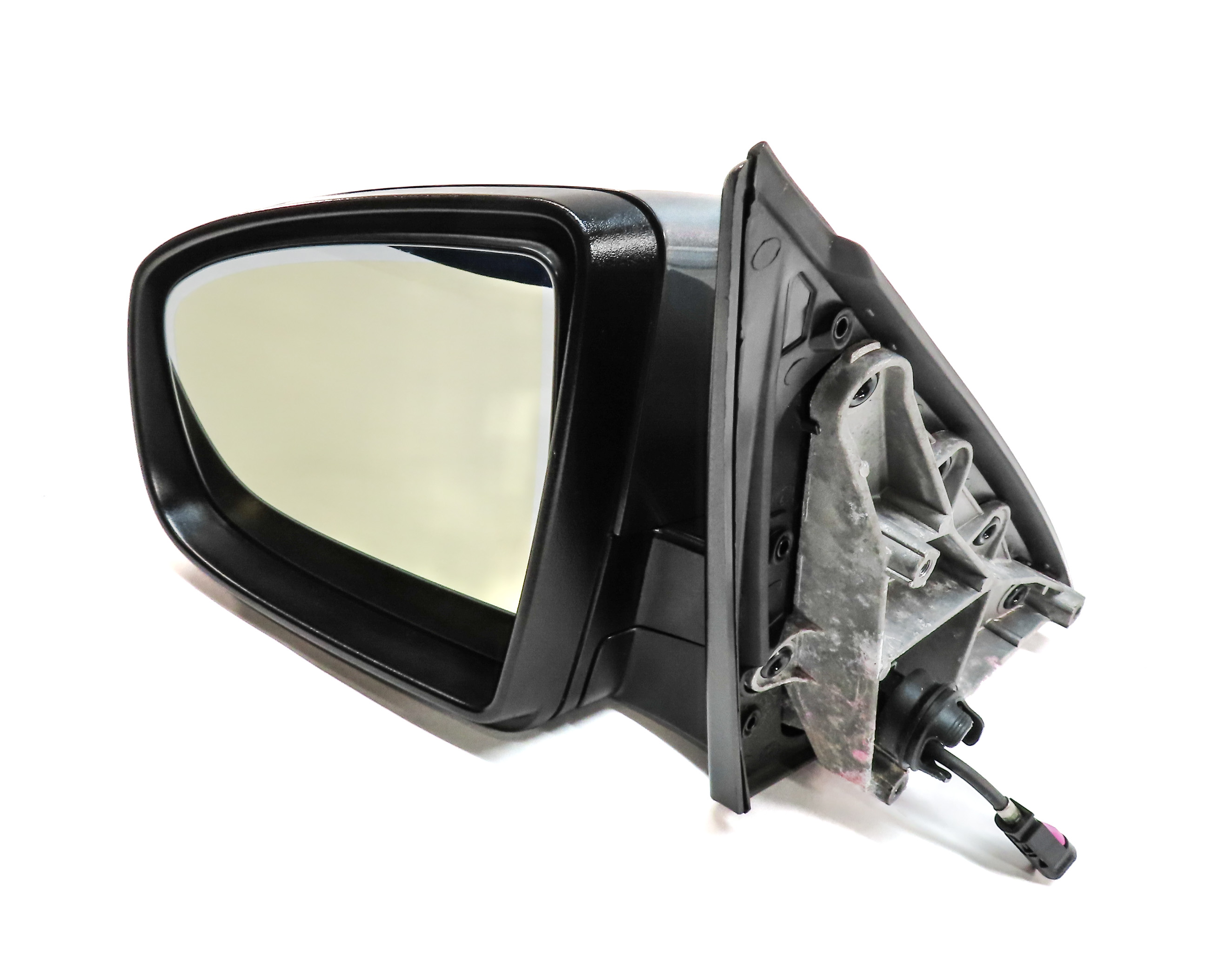 2010-2013 BMW X5 (E70) LEFT P-FOLD MEM AUTODIM CAMERA HEATED DOOR MIRROR (Gray) — exact item pictured