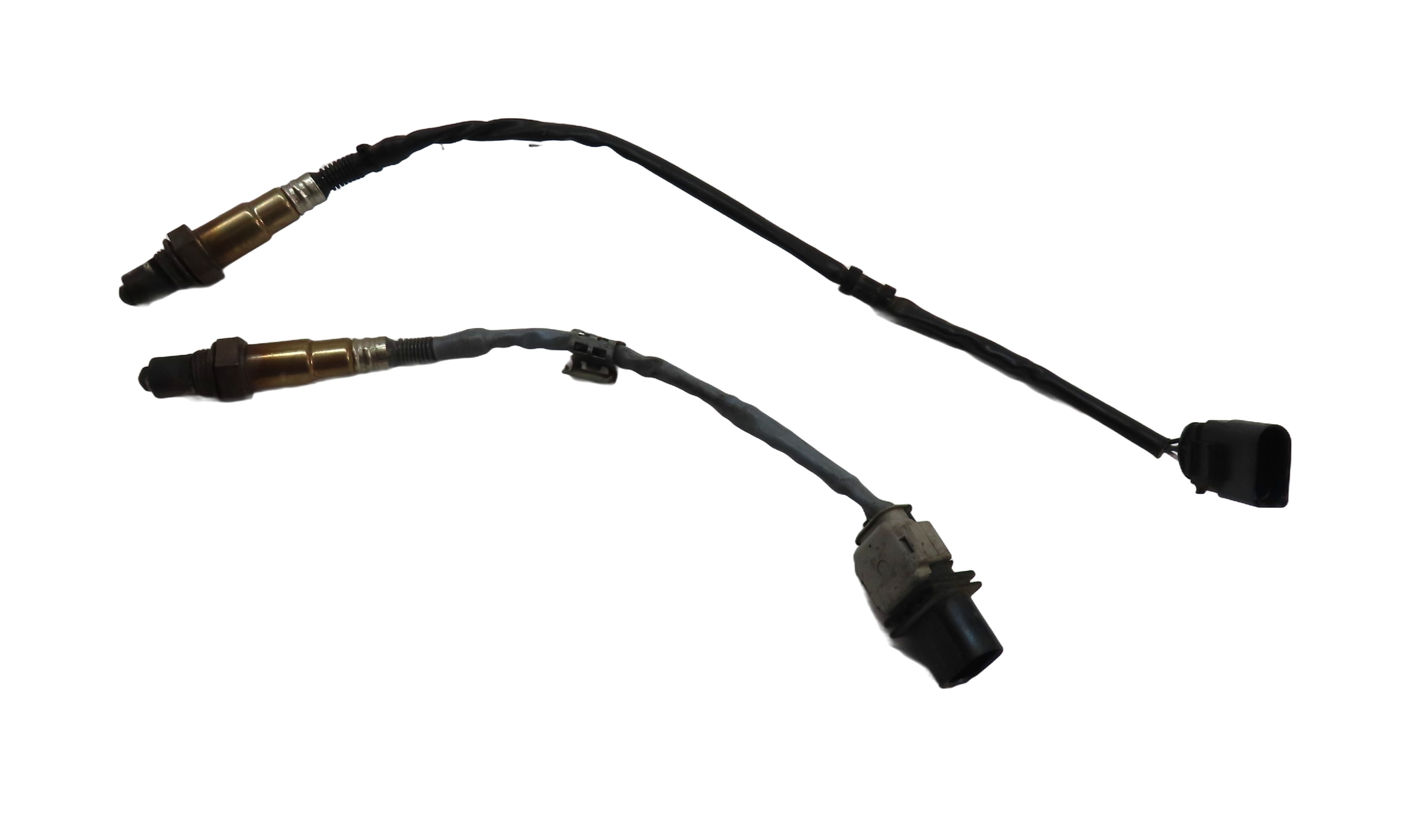 2013 AUDI A5 (B8 8T) 2.0L (CPMA) ENGINE OXYGEN O2 LAMBDA PROBE WIRE SENSOR SET/2 — exact item pictured