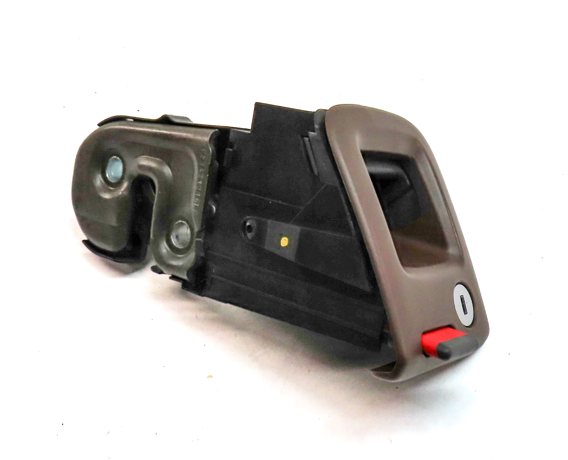 13 AUDI A5 (B8 8T) REAR LEFT FOLDING SEAT BACK RELEASE LOCK LATCH HANDLE (BROWN) — exact item pictured