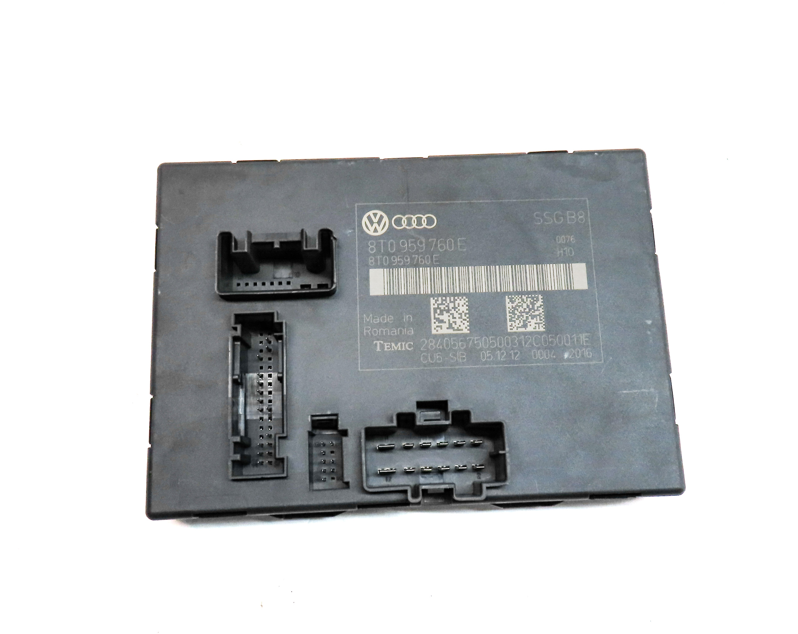 10-17 AUDI A5 S5 RS5 (B8 8T) FRONT LEFT or RIGHT MEMORY SEAT CONTROL MODULE — exact item pictured