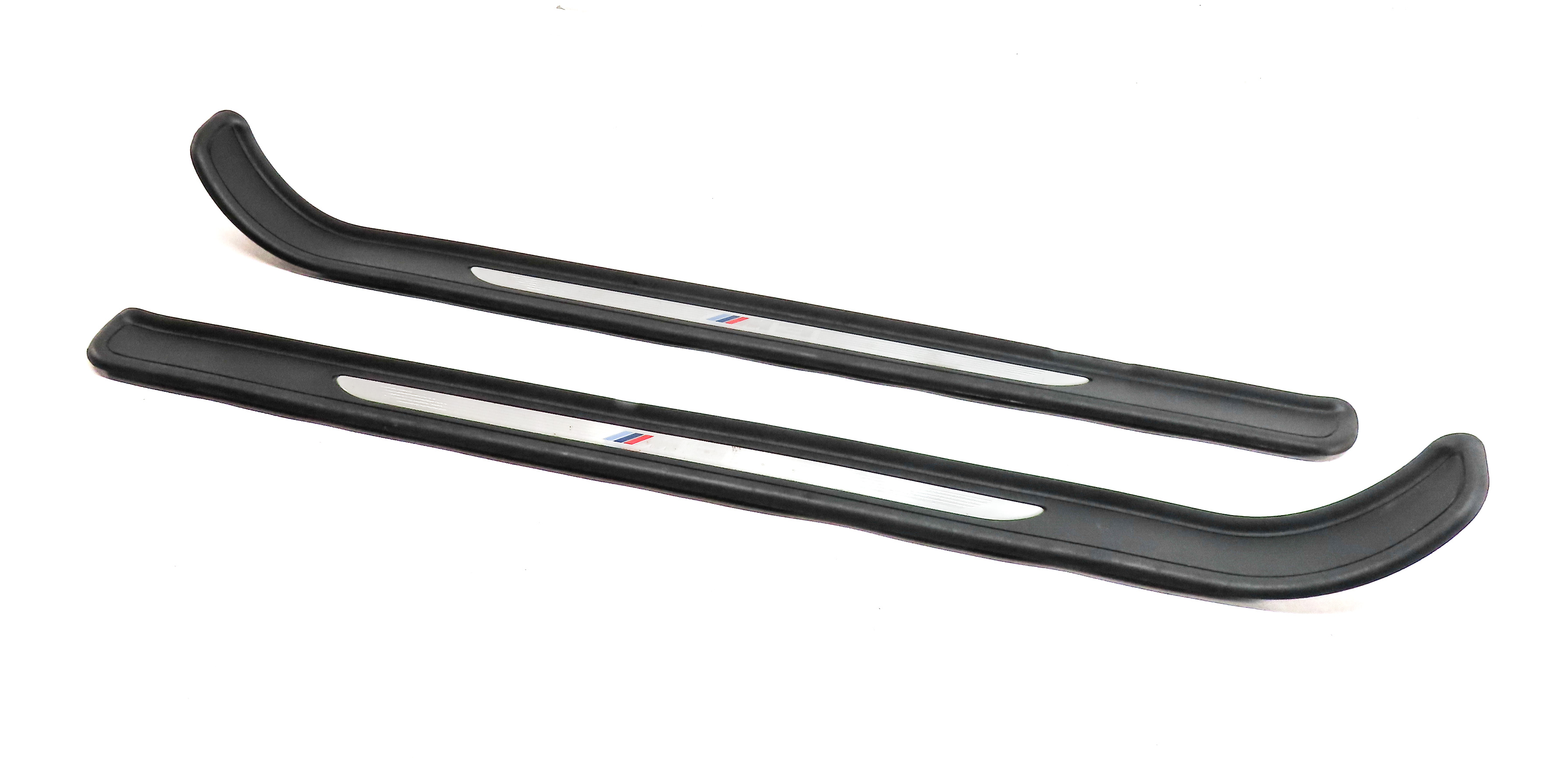 2012 BMW M3 (E90) FRONT LEFT & RIGHT M SPORT DOOR SILL SCUFF TRIM SET/2 — exact item pictured