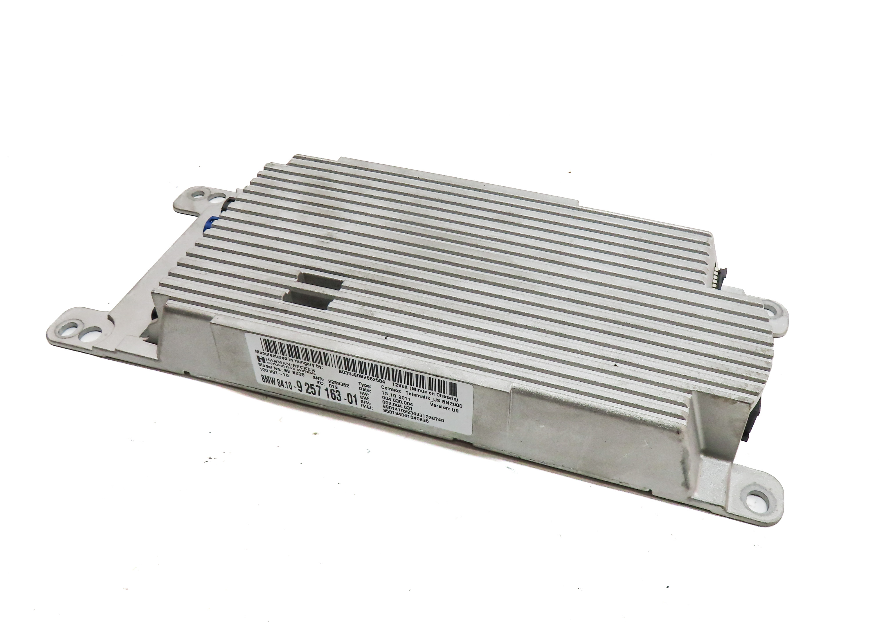 2012 BMW M3 (E90) BLUETOOTH COMBOX COMMUNICATION CONTROL MODULE — exact item pictured