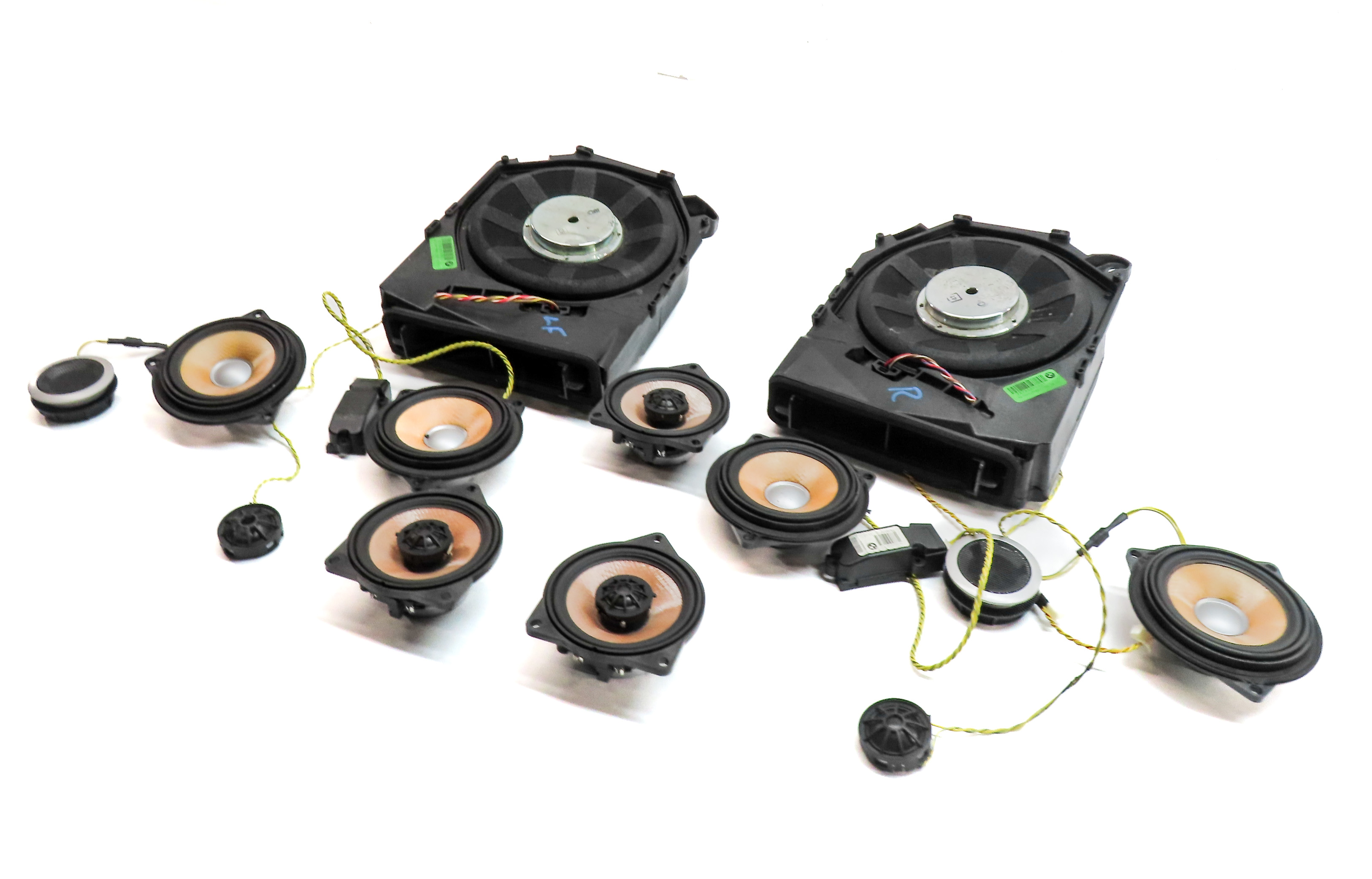 2012 BMW M3 (E90) RADIO STEREO AUDIO SOUND SYSTEM SPEAKER SUBWOOFER SET/13 — exact item pictured