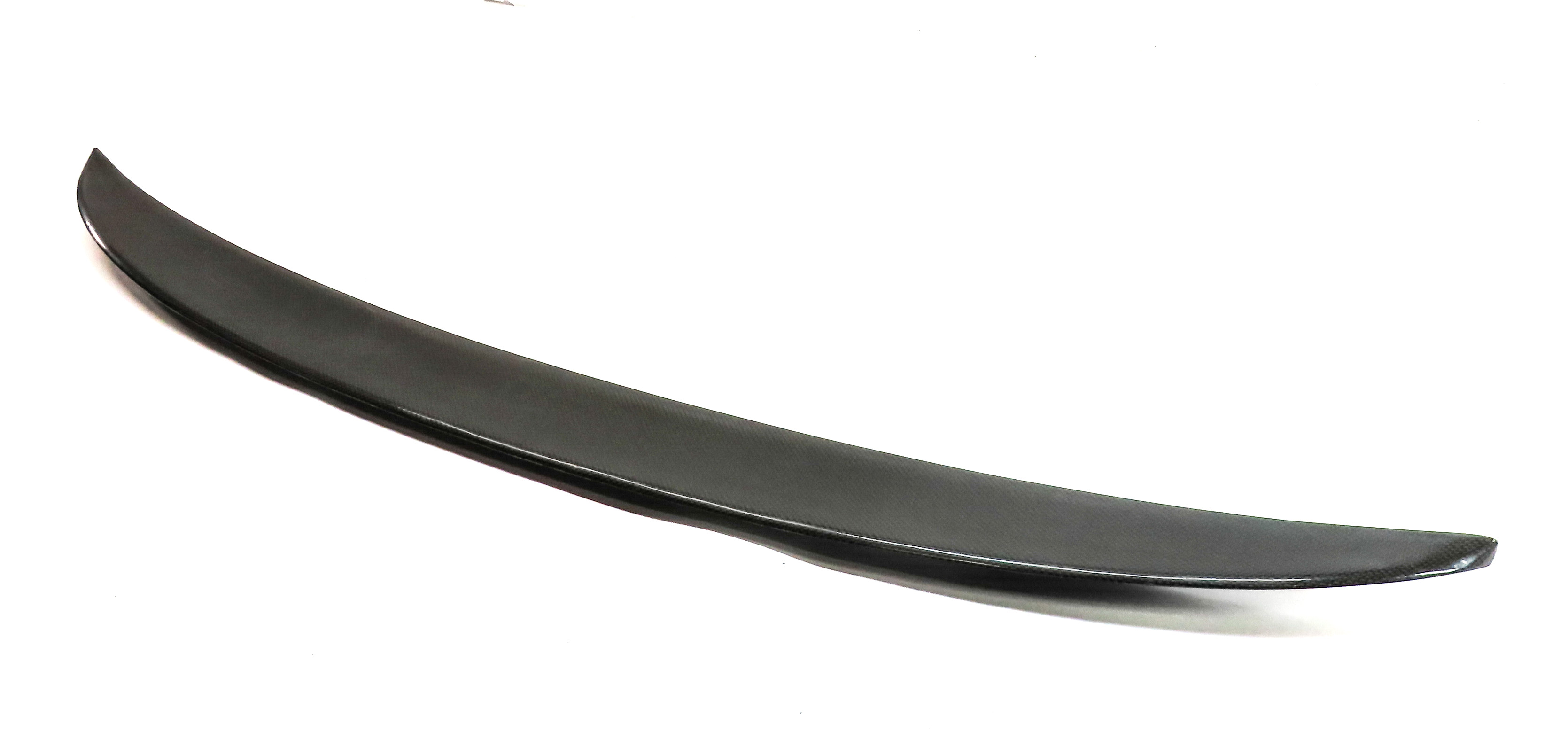 08-13 BMW 335i M3 E90 E91 E92 E93 COUPE REAR TRUNK LID SPOILER TRIM (White) — exact item pictured