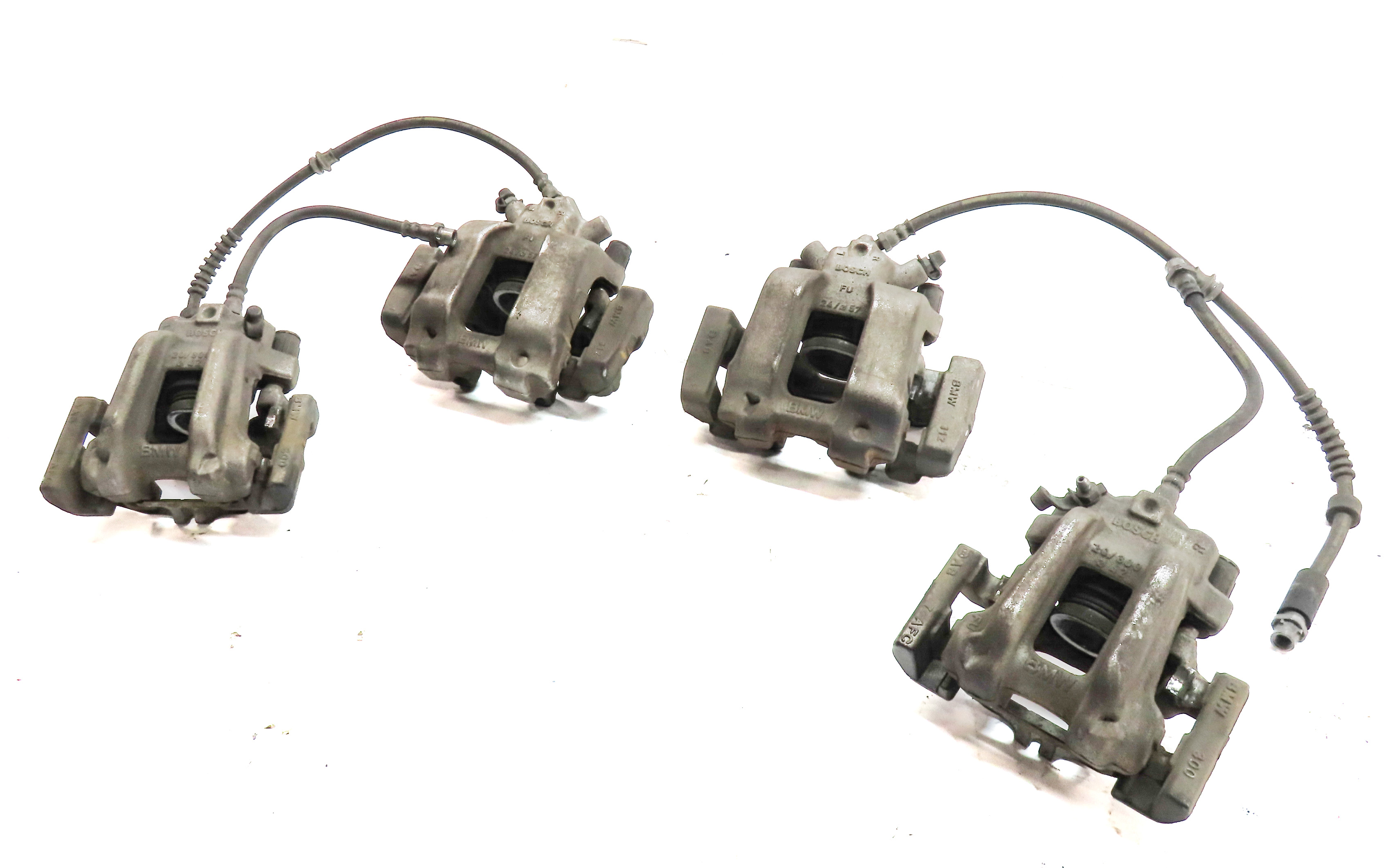 12-20 BMW 228i 230i 320i 328i 330i 428i 430i (F22 F30 F32) BRAKE CALIPER SET-4 — exact item pictured