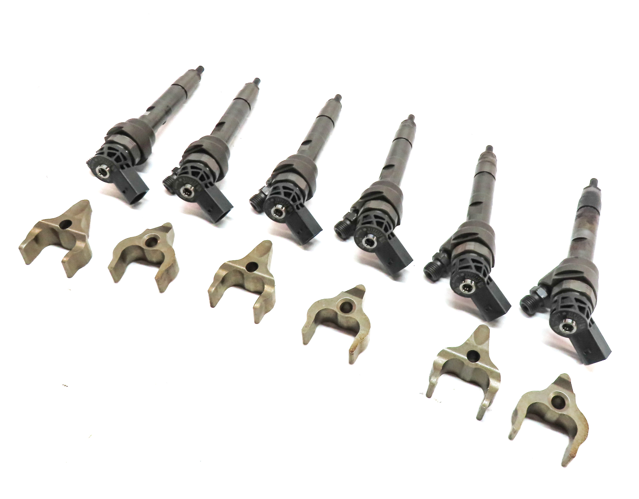 2014-2018 BMW 328i 535i 740i X5 - 2.0L / 3.0L DIESEL ENGINE FUEL INJECTOR SET 6 — exact item pictured