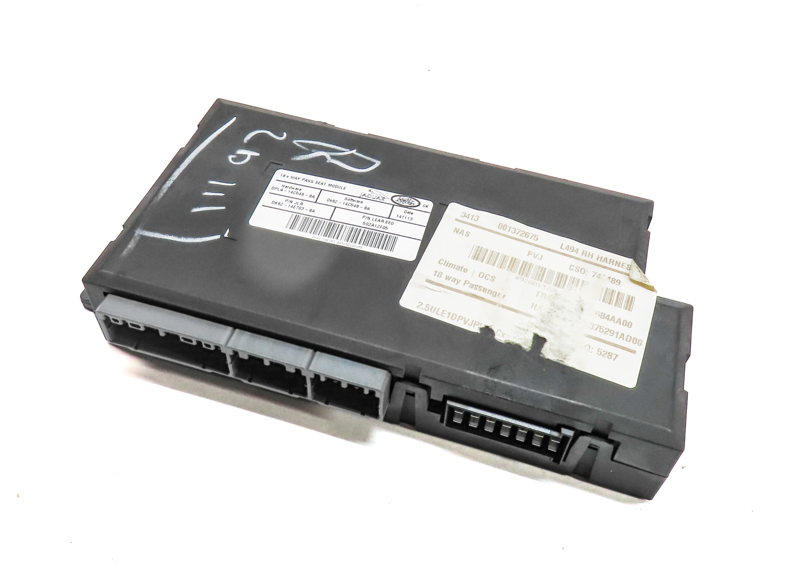 2014 RANGE ROVER SPORT (L494) FRONT RIGHT PASSENGER SEAT CONTROL MODULE — exact item pictured