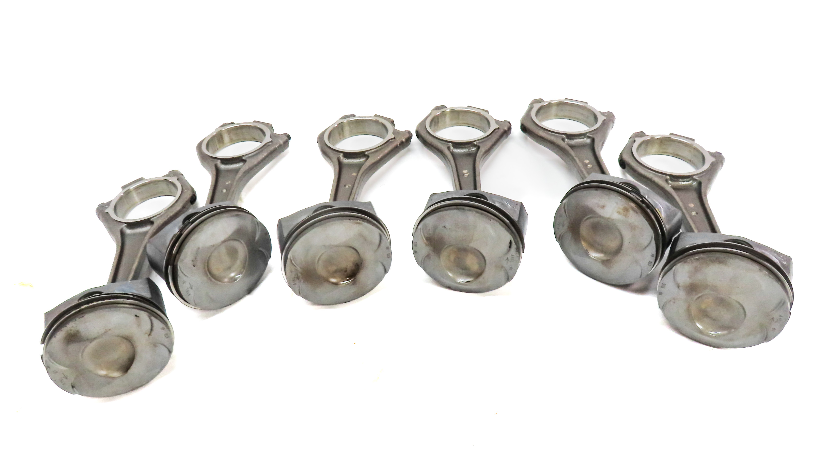 2014 RANGE ROVER SPORT (L494) 3.0L SUPER ENGINE PISTON & CONNECTING ROD SET/6 — exact item pictured