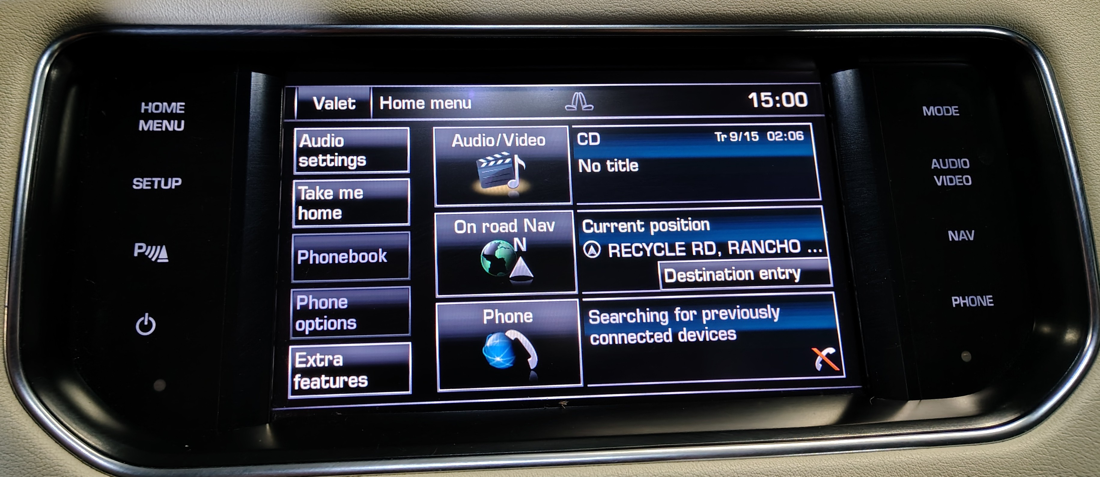 2014 RANGE ROVER SPORT (L494) GPS NAVIGATION MEDIA INFORMATION DISPLAY SCREEN — exact item pictured