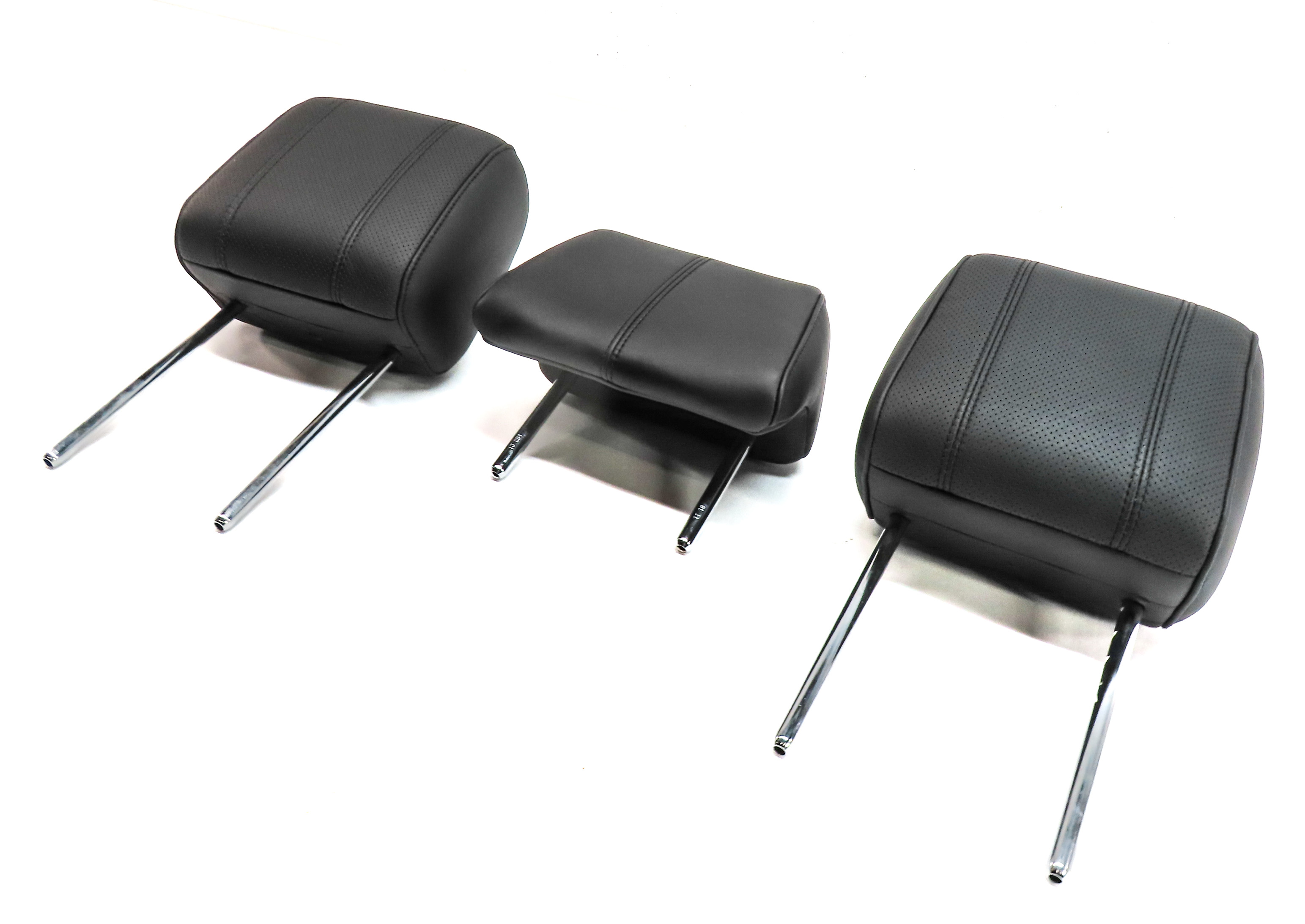 14-17 ROVER SPORT (L494) REAR 2nd ROW LEFT CENTER RIGHT SEAT HEADREST SET(Black) — exact item pictured