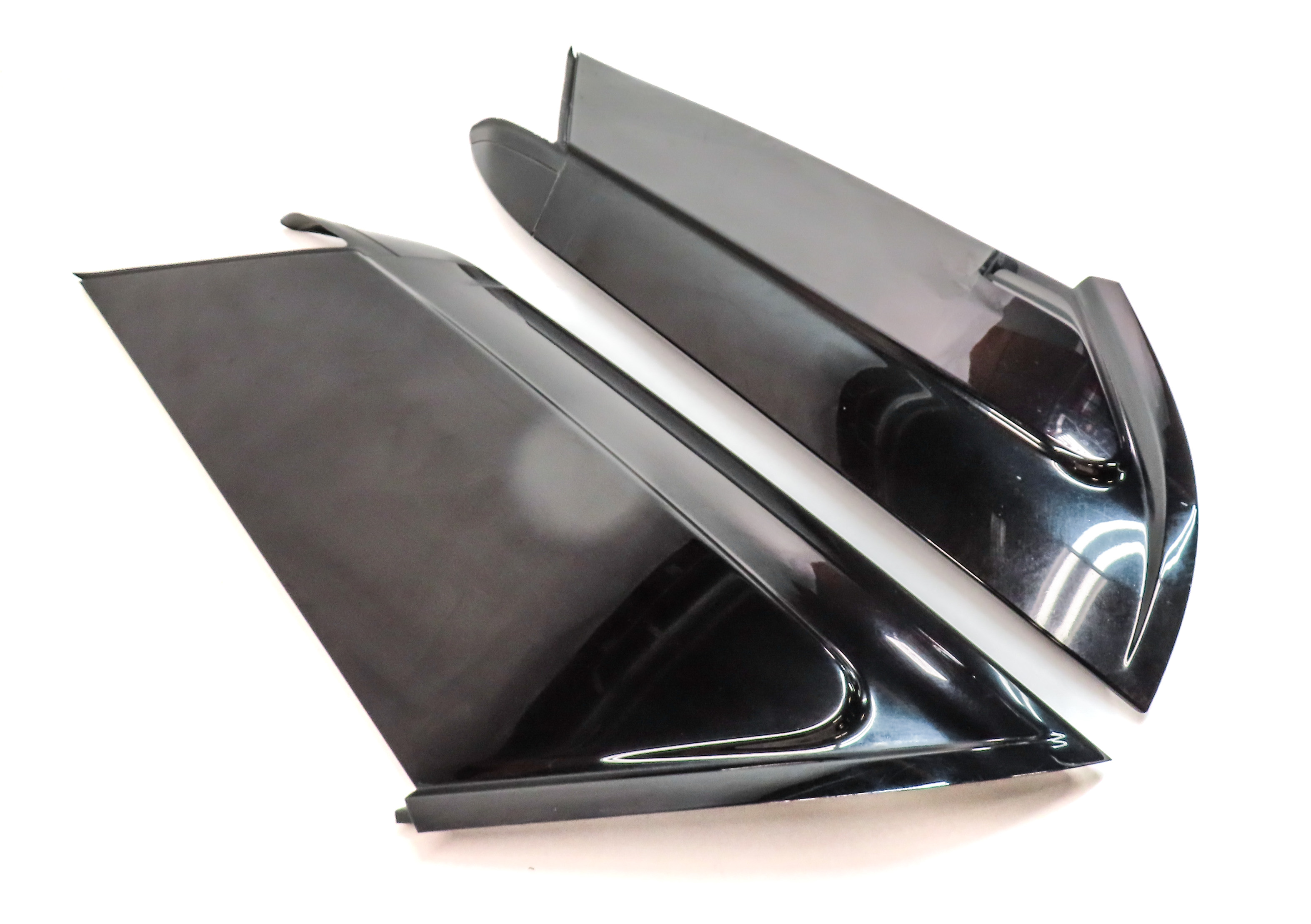 2014 RANGE ROVER SPORT (L494) LEFT & RIGHT D PILLAR TRIM MOULDING SET/2 (BLACK) — exact item pictured