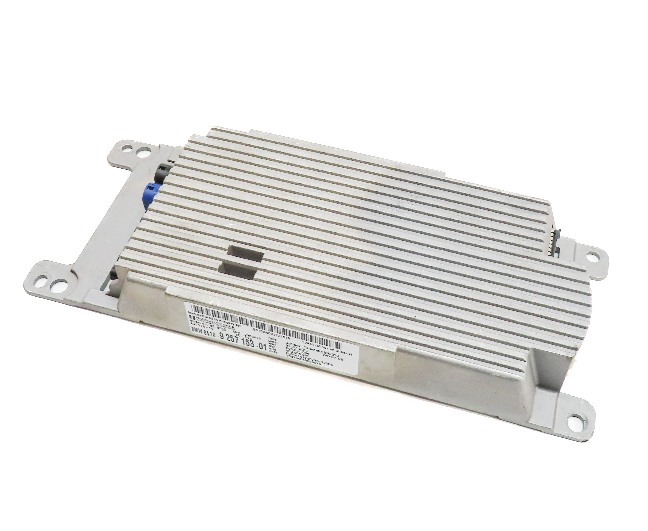 2013 BMW 640I GRAN COUPE (F06) BLUETOOTH COMMUNICATION COMBOX CONTROL MODULE — exact item pictured
